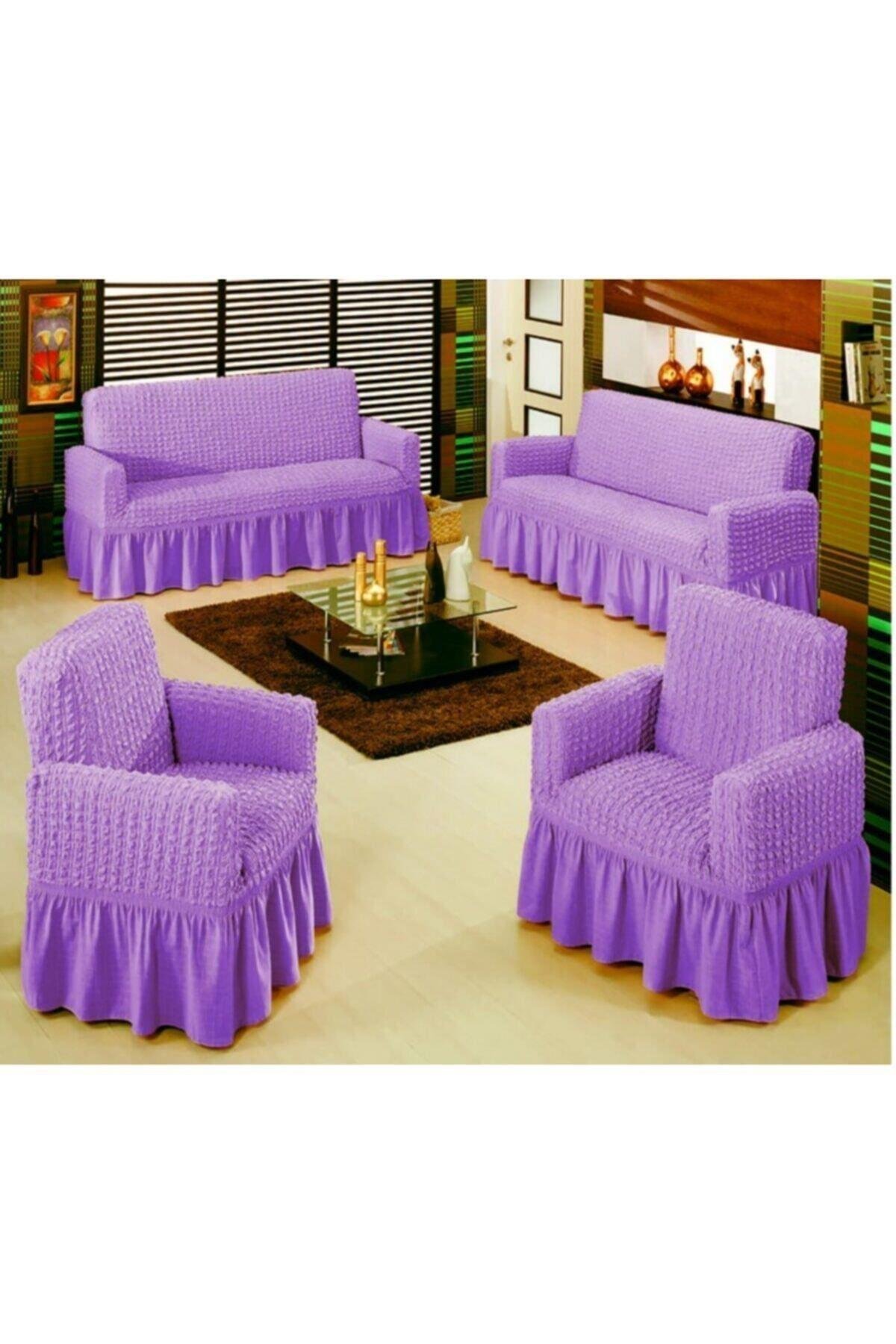 Bürümcük Kanepe Çekyat Örtüsü Koltuk Kılıfı 3 3 1 1