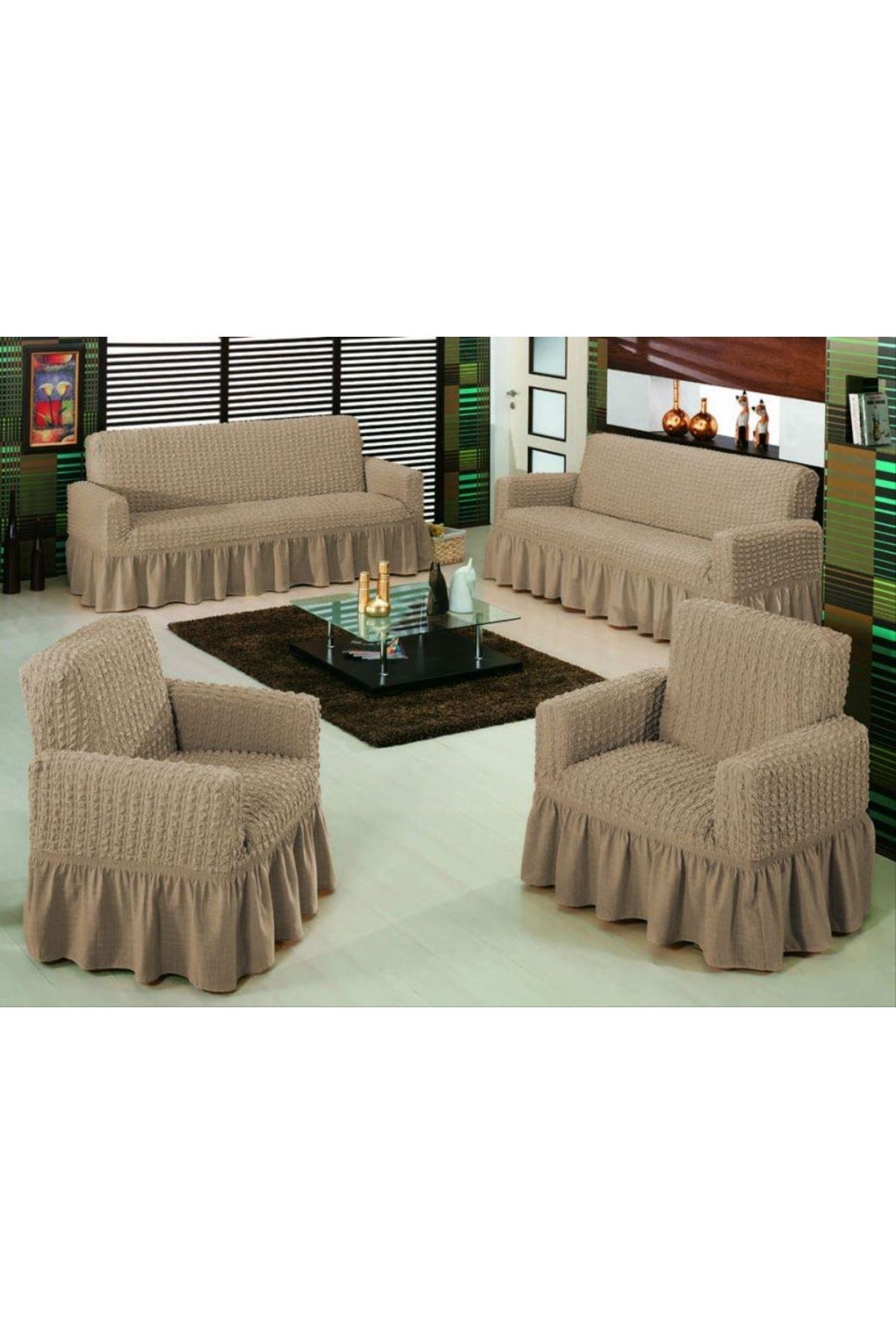 Bürümcük Kanepe Çekyat Örtüsü Koltuk Kılıfı 3 3 1 17