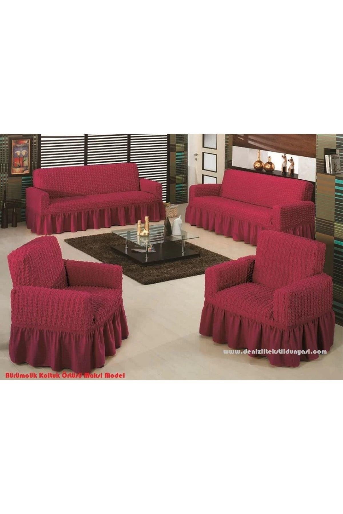 Bürümcük Koltuk, Kanepe, Çekyat Örtüsü, Koltuk Kılıfı 3 3 1 1