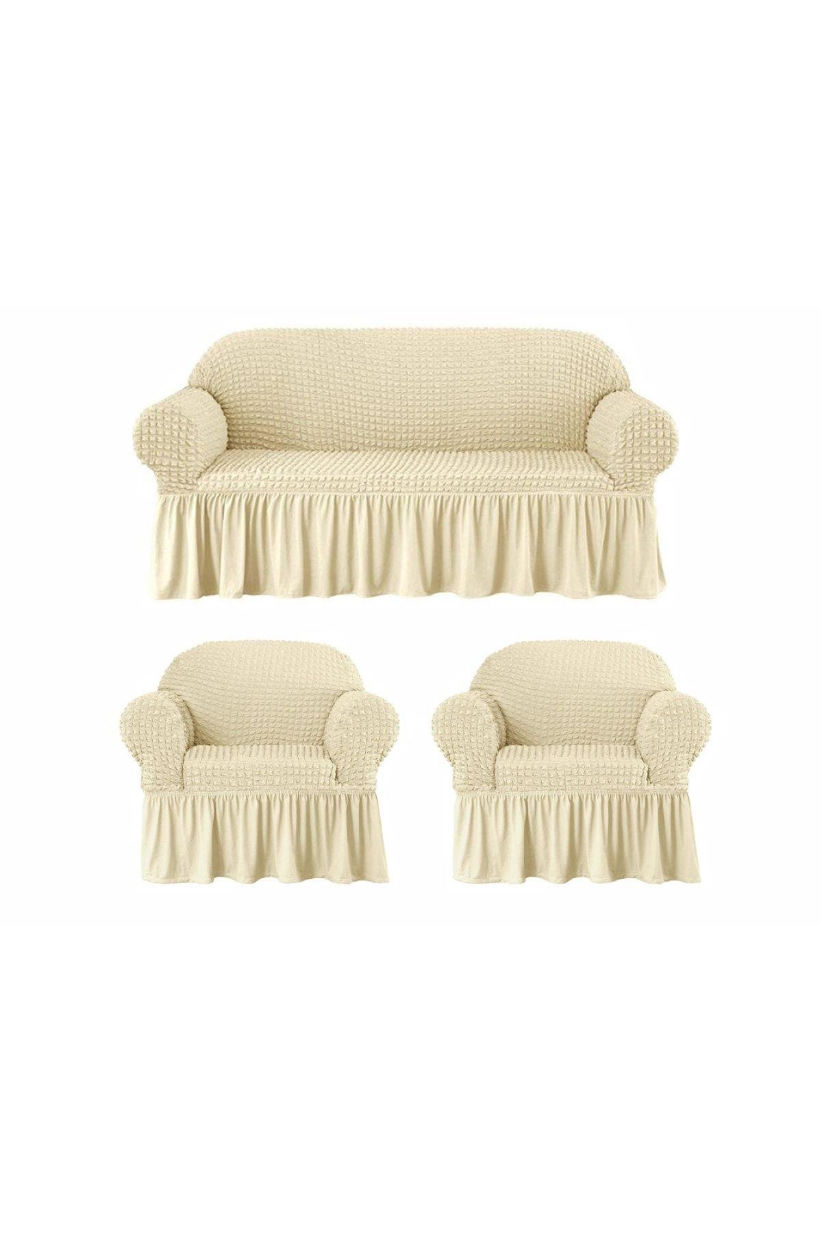 Bürümcük Koltuk Kanepe Çekyat Örtüsü Koltuk Kılıfı 3 1 1