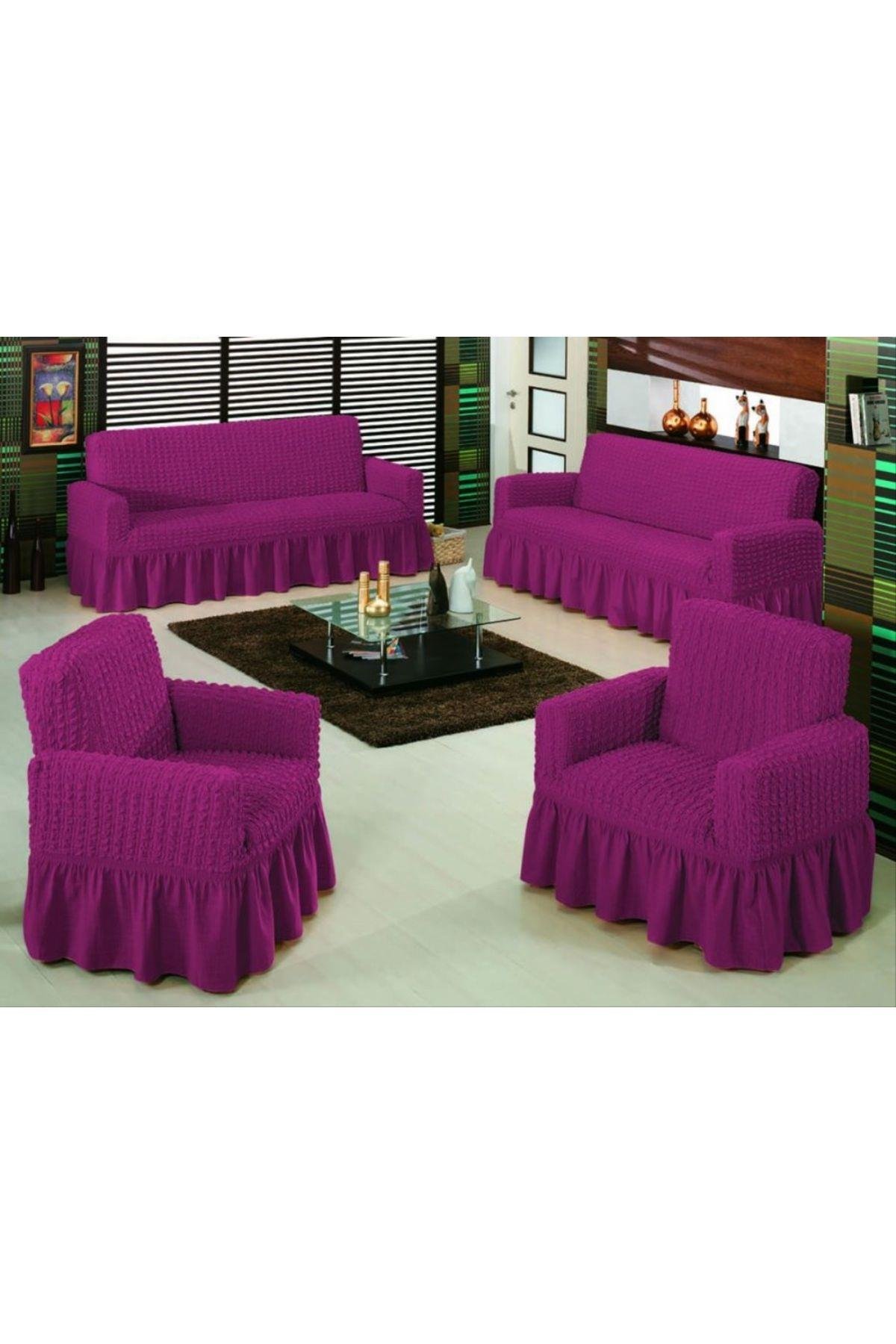 Bürümcük Koltuk Kanepe Çekyat Örtüsü Koltuk Kılıfı 3 3 1 1