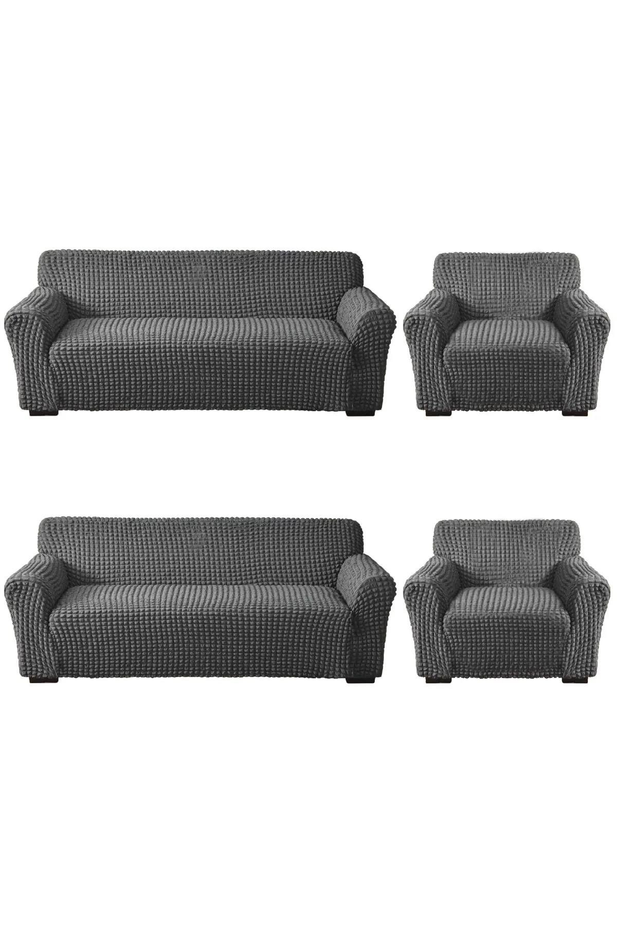 Bürümcük Koltuk Kanepe ,çekyat Örtüsü ,strech Pamuklu , Boydan Bürümcük 3+3+1+1