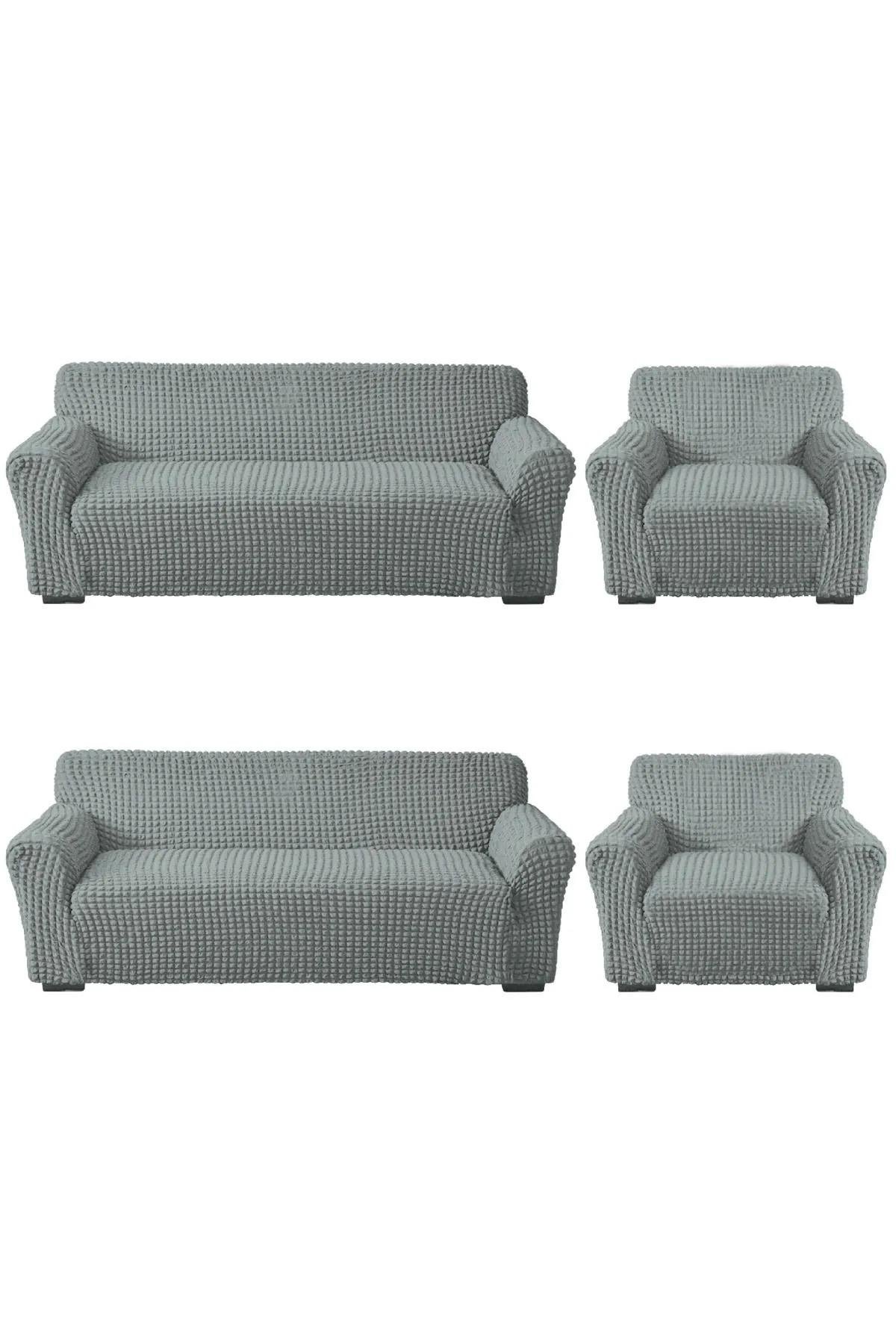 Bürümcük Koltuk Kanepe ,çekyat Örtüsü ,strech Pamuklu , Boydan Bürümcük 3+3+1+1