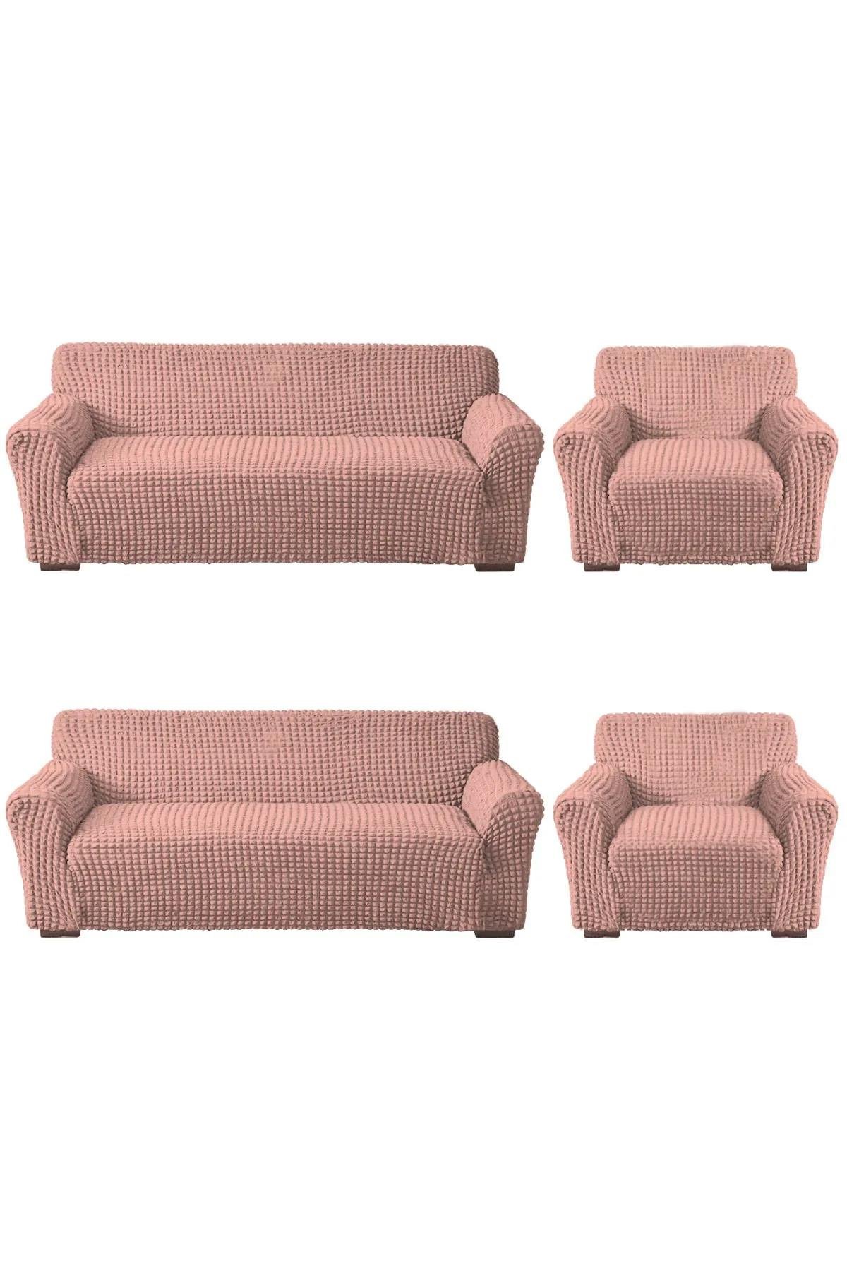 Bürümcük Koltuk Kanepe ,çekyat Örtüsü ,strech Pamuklu , Boydan Bürümcük 3+3+1+1