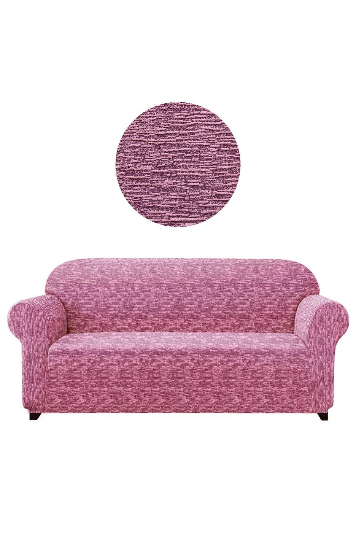 Jakarli Koltuk ,kanepe ,çekyat Örtüsü Çubuk Desen Esnekli Eteksiz3kişilik Koltuk Için