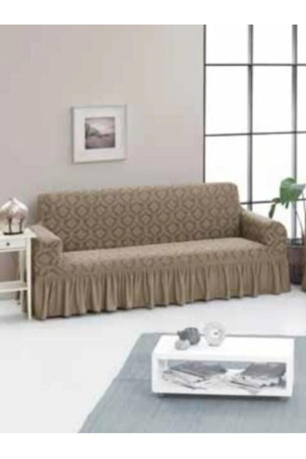 Jakarli koltuk ,kanepe, çekyat örtüsü ,koltuk kılıfı şal desen( 3kişilik koltuk için )