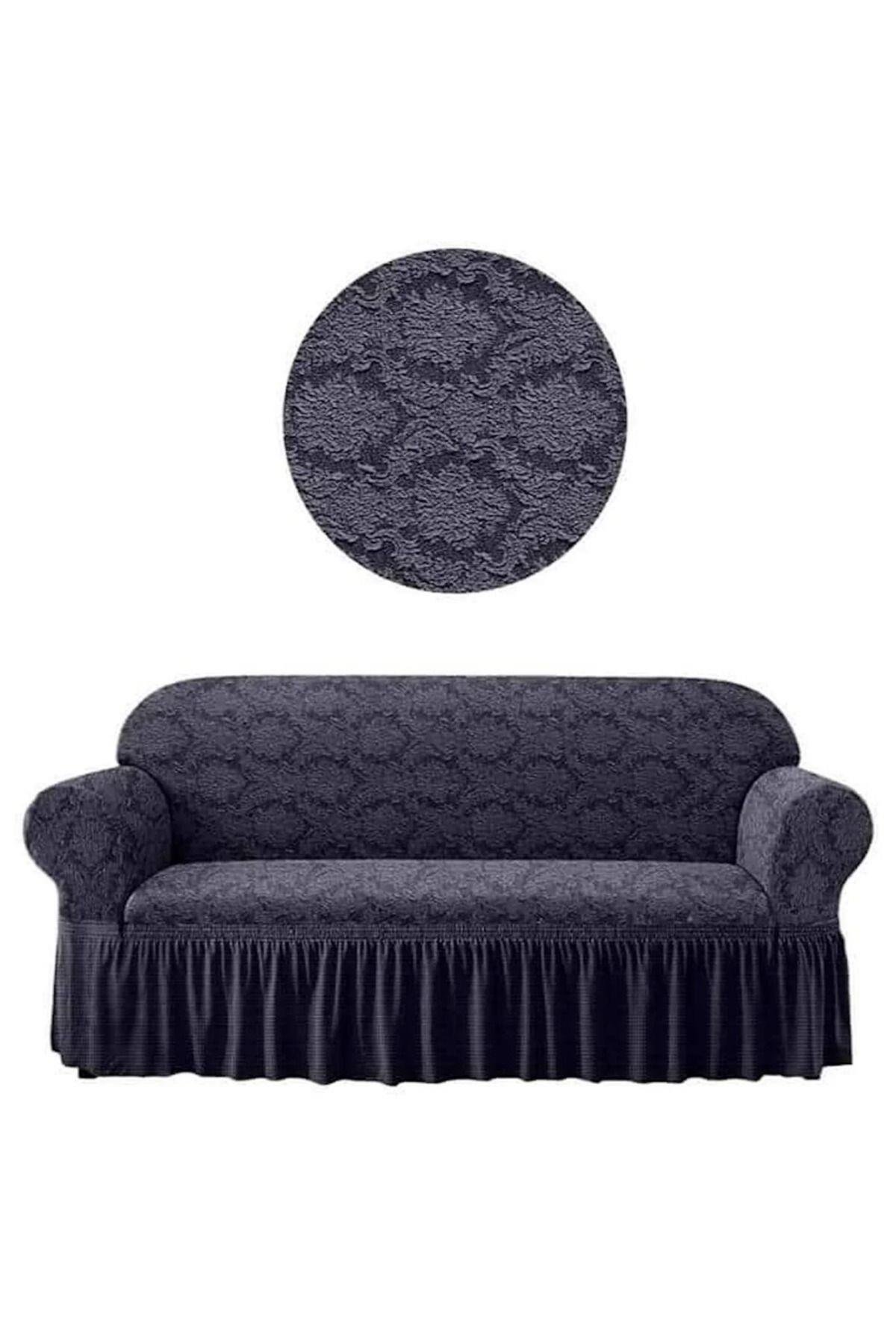 Jakarli koltuk ,kanepe, çekyat örtüsü ,koltuk kılıfı şal desen( 3kişilik koltuk için )