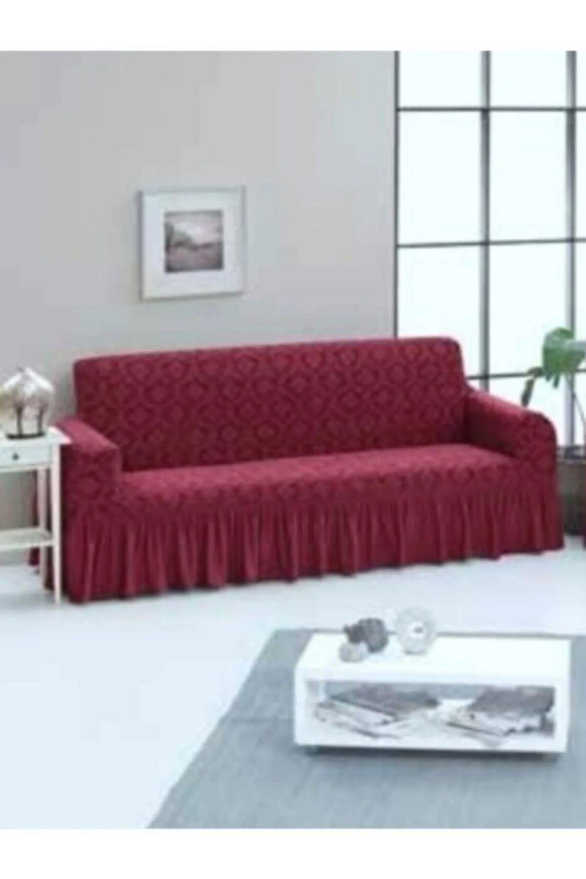 Jakarli koltuk ,kanepe, çekyat örtüsü ,koltuk kılıfı şal desen( 3kişilik koltuk için )