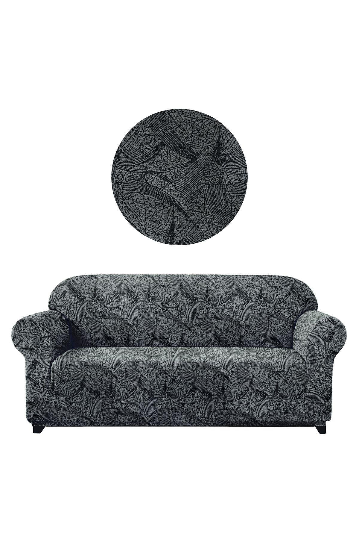 Jakarli Koltuk ,kanepe ,çekyat Örtüsü Sehra Desen Esnekli Eteksiz3kişilik Koltuk için