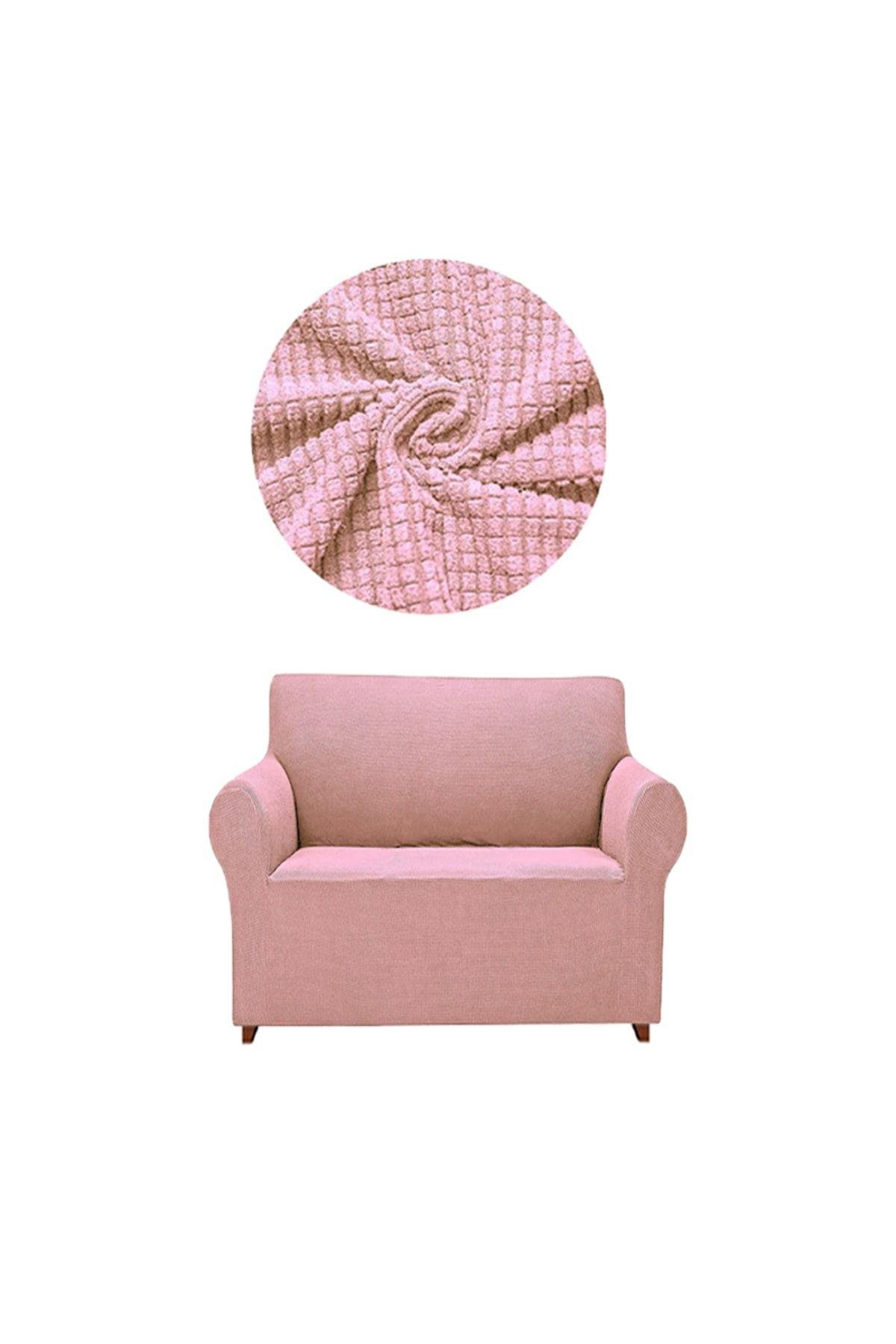 Likrali Koltuk, Kanepe, Çekyat Örtüsü 2 Kişilik Koltuk Örtüsü Lastikli, Pitikare Desen