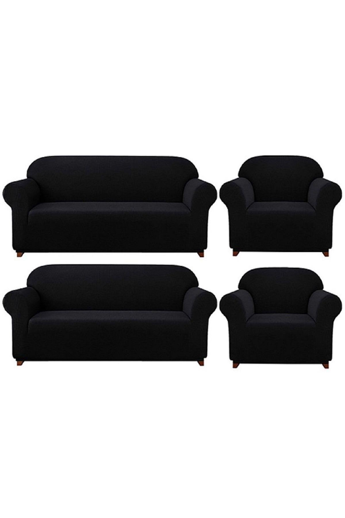 Likrali Koltuk, Kanepe, Çekyat Örtüsü Lastikli, Pitikare Desen3 3 1 1takım