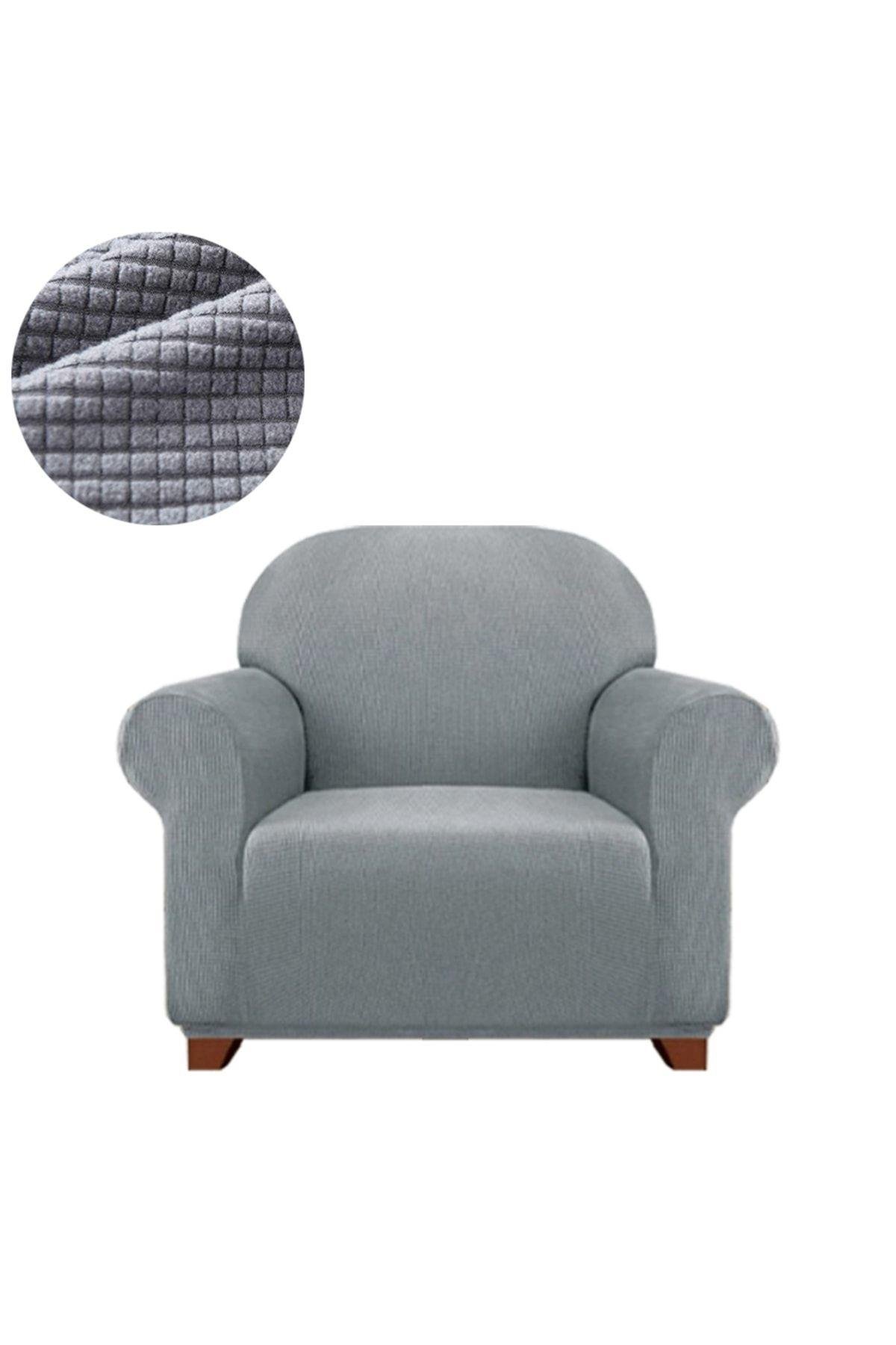 Likrali Koltuk, Kanepe, Çekyat Örtüsü Tek Kişilik Berjer Örtüsü Lastikli