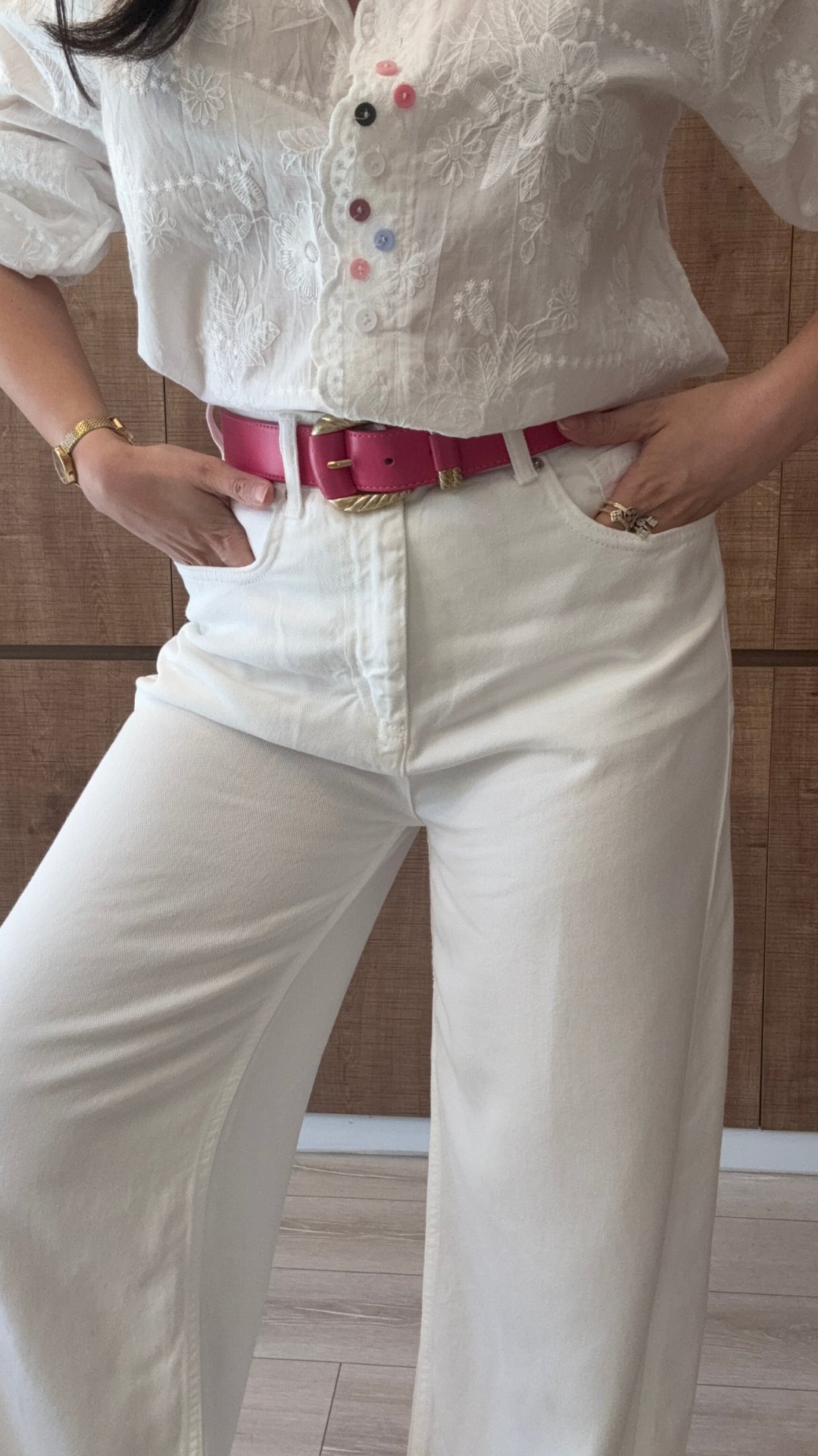 Premium Tencel Beyaz Palazzo Jean