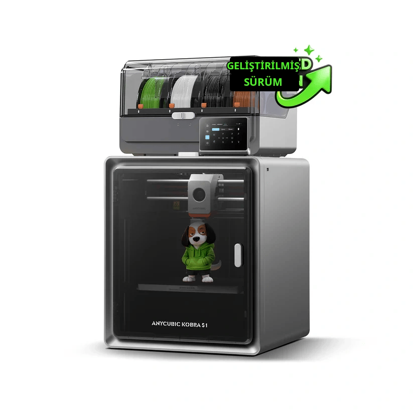 Anycubic Kobra S1 V2 Combo 3D Yazıcı