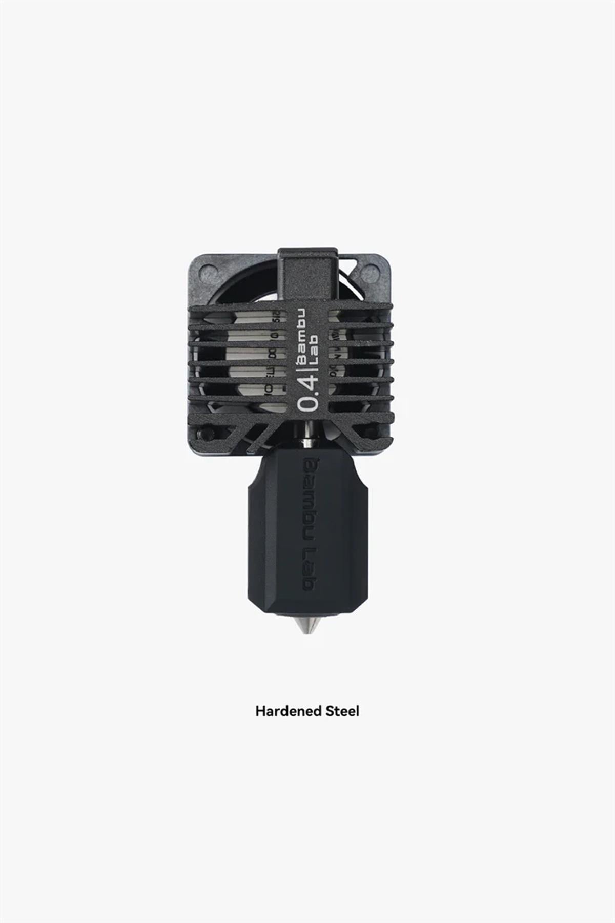 Bambu Lab Complete Hotend Assembly With Hardened Steel Nozzle 0.4 mm  X1E