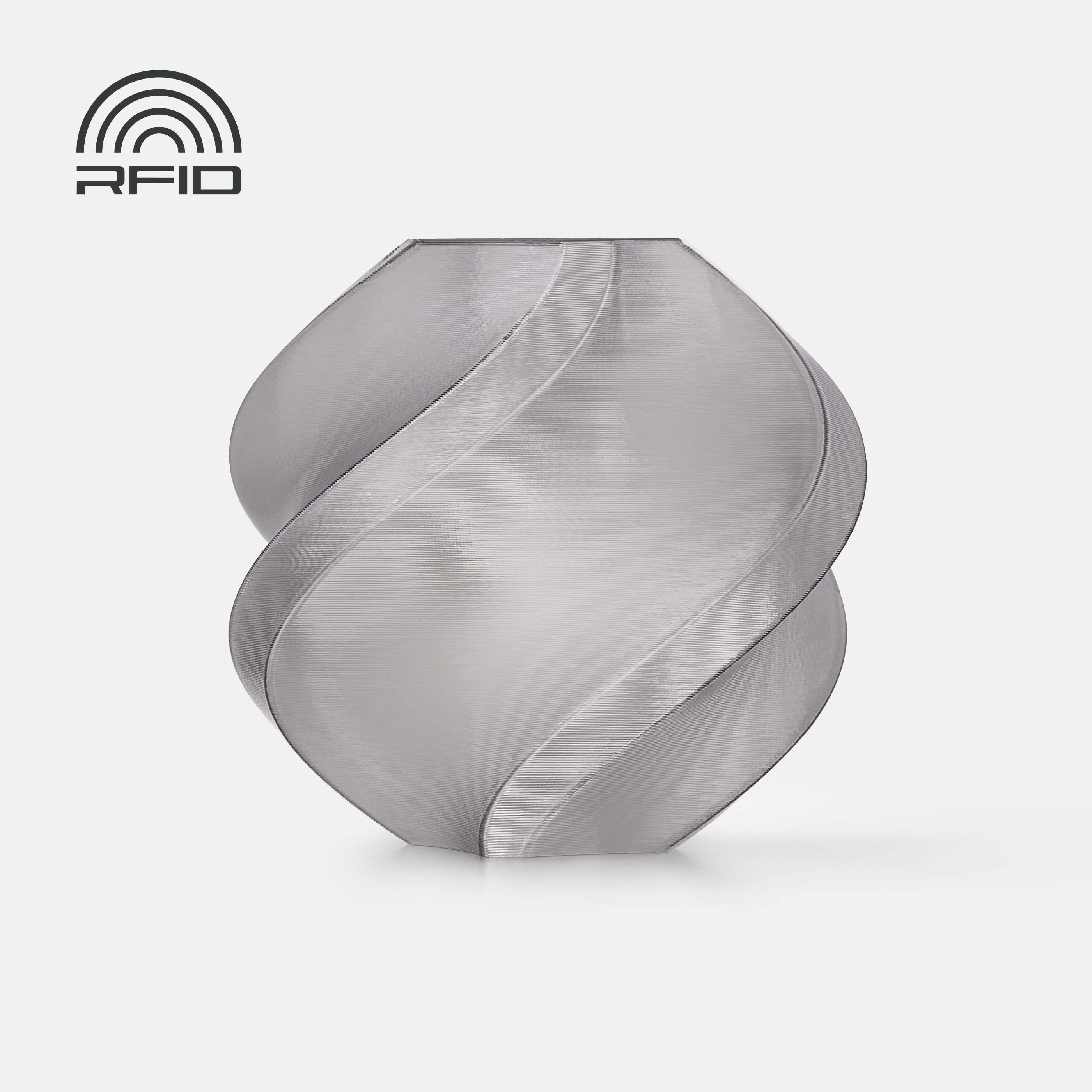 Bambu PETG Translucent Gray with Bambu Reusable(Yeniden Kullanılabilir Makara)