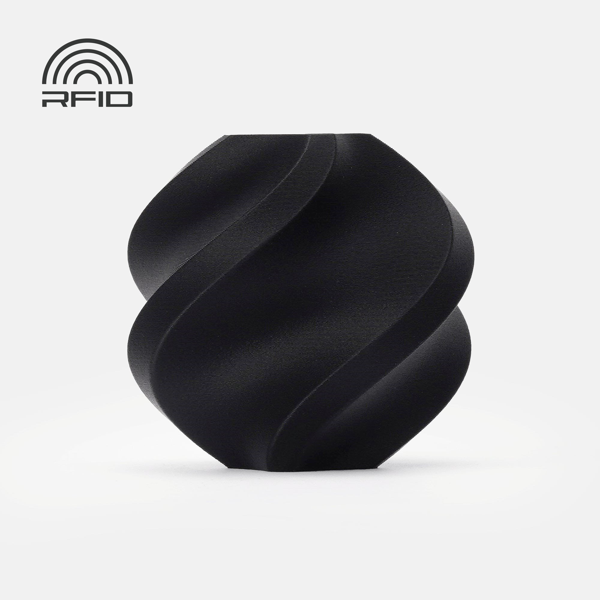 Bambu PLA CF Black with Bambu Reusable(Yeniden Kullanılabilir Makara)