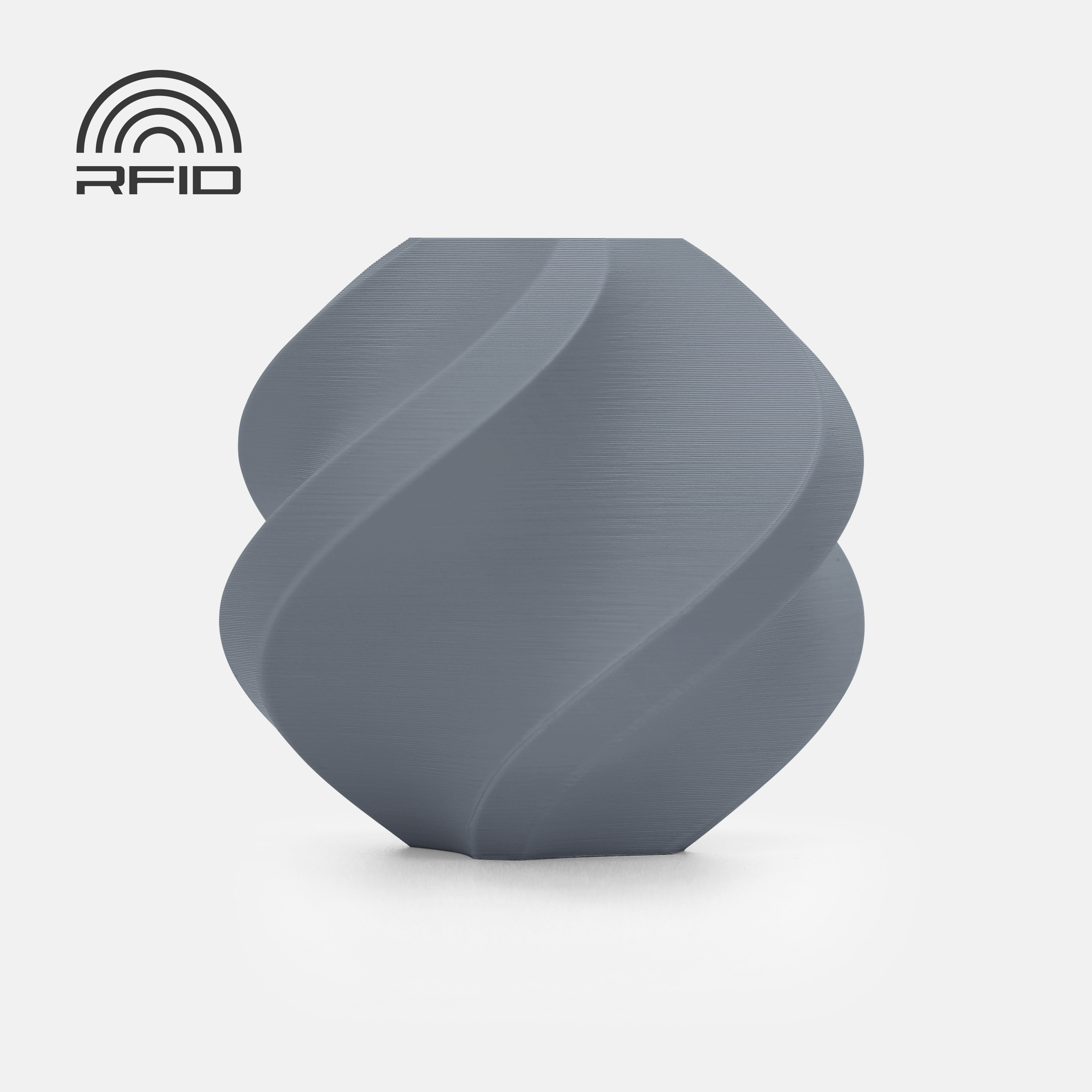 Bambu PLA Matte Ash Gray with Reusable Spool(Yeniden Kullanılabilir Makara)