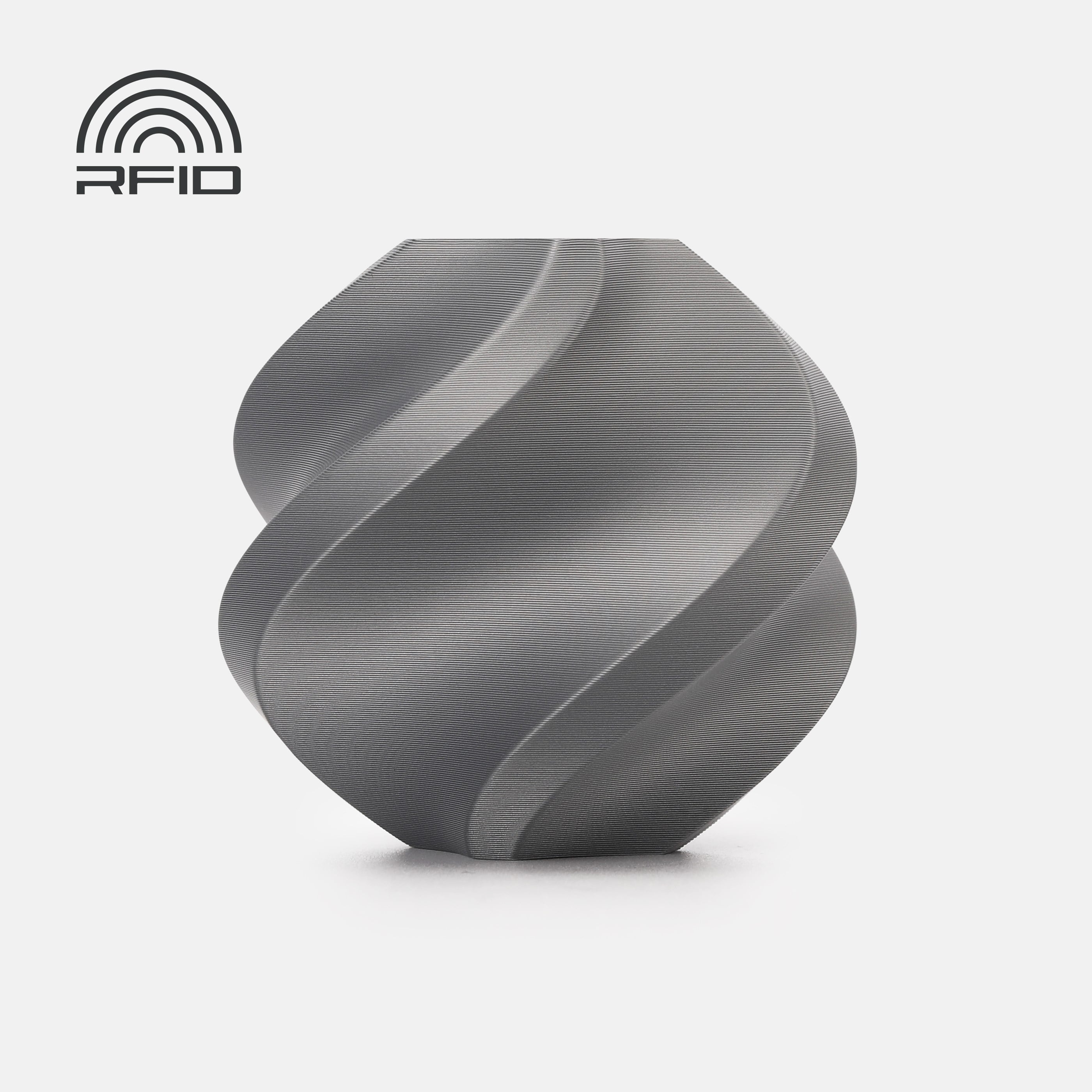Bambu PLA Tough+-Silver with Bambu Reusable(Yeniden Kullanılabilir Makara)