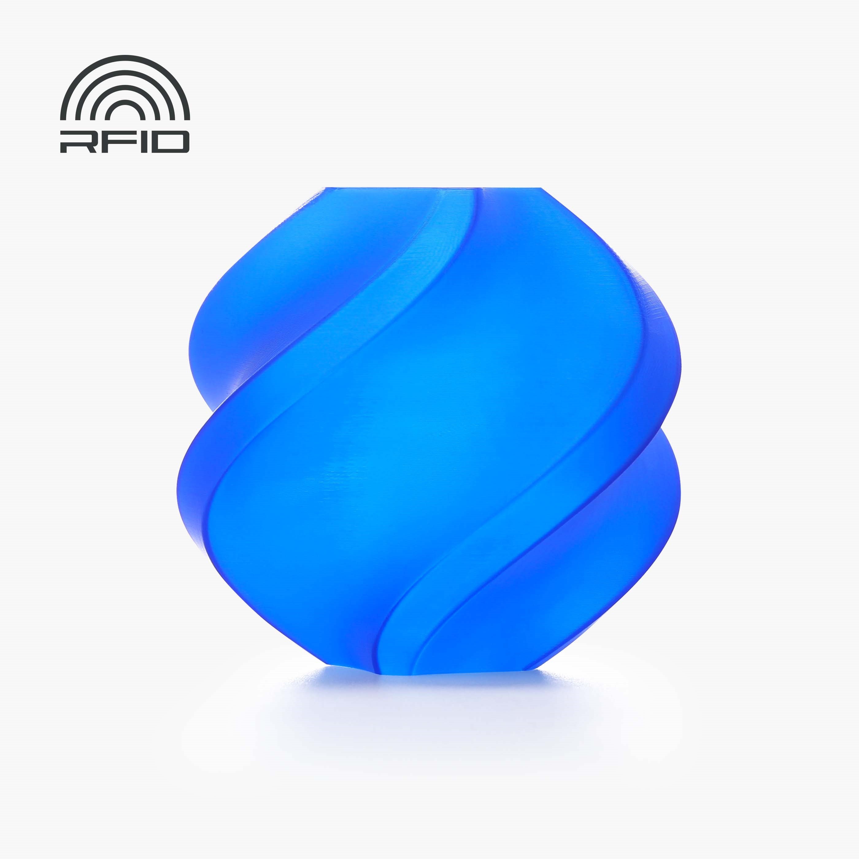 Bambu PLA Translucent Blue with Bambu Reusable(Yeniden Kullanılabilir Makara)