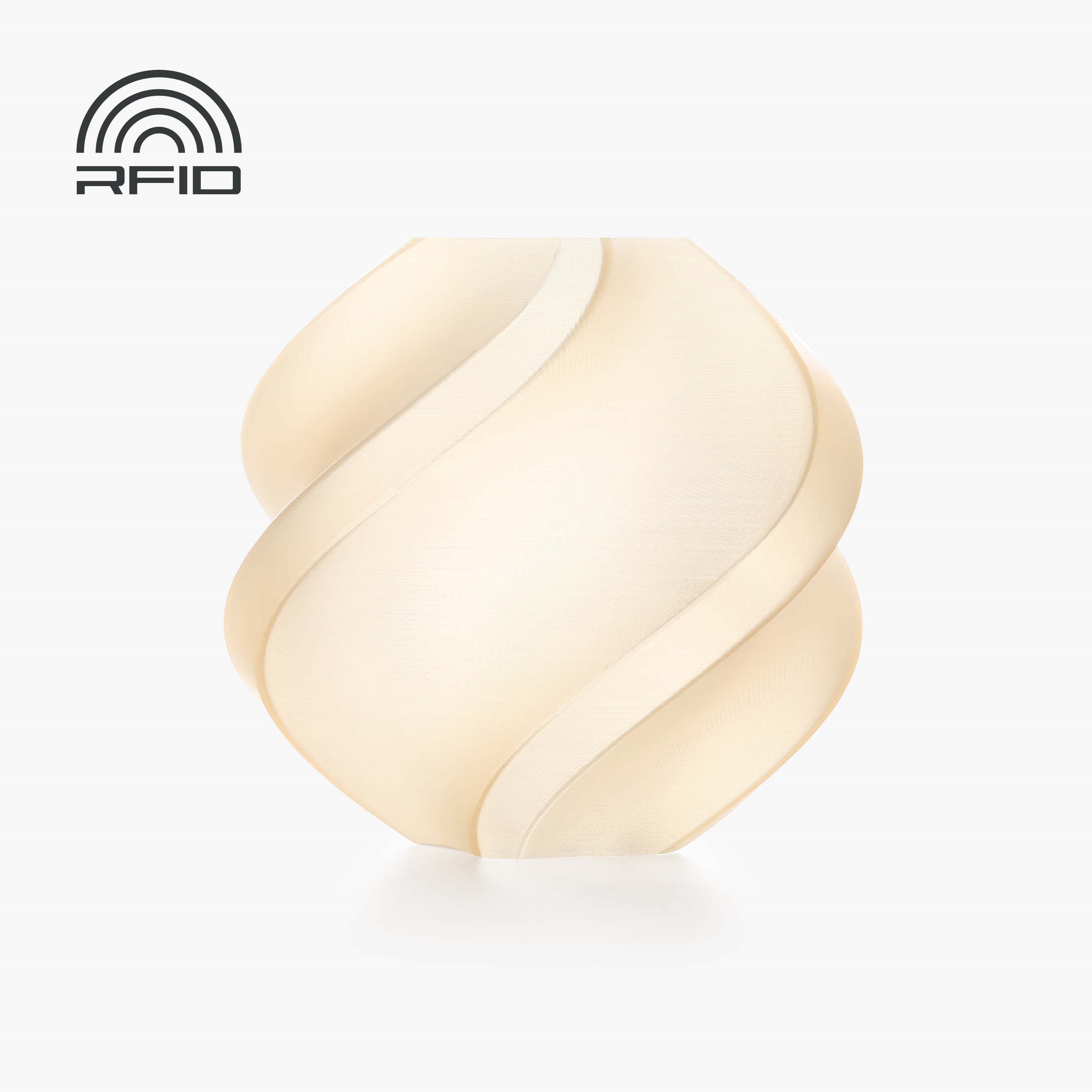 Bambu PLA Translucent Mellow Yellow with Bambu Reusable(Yeniden Kullanılabilir Makara)