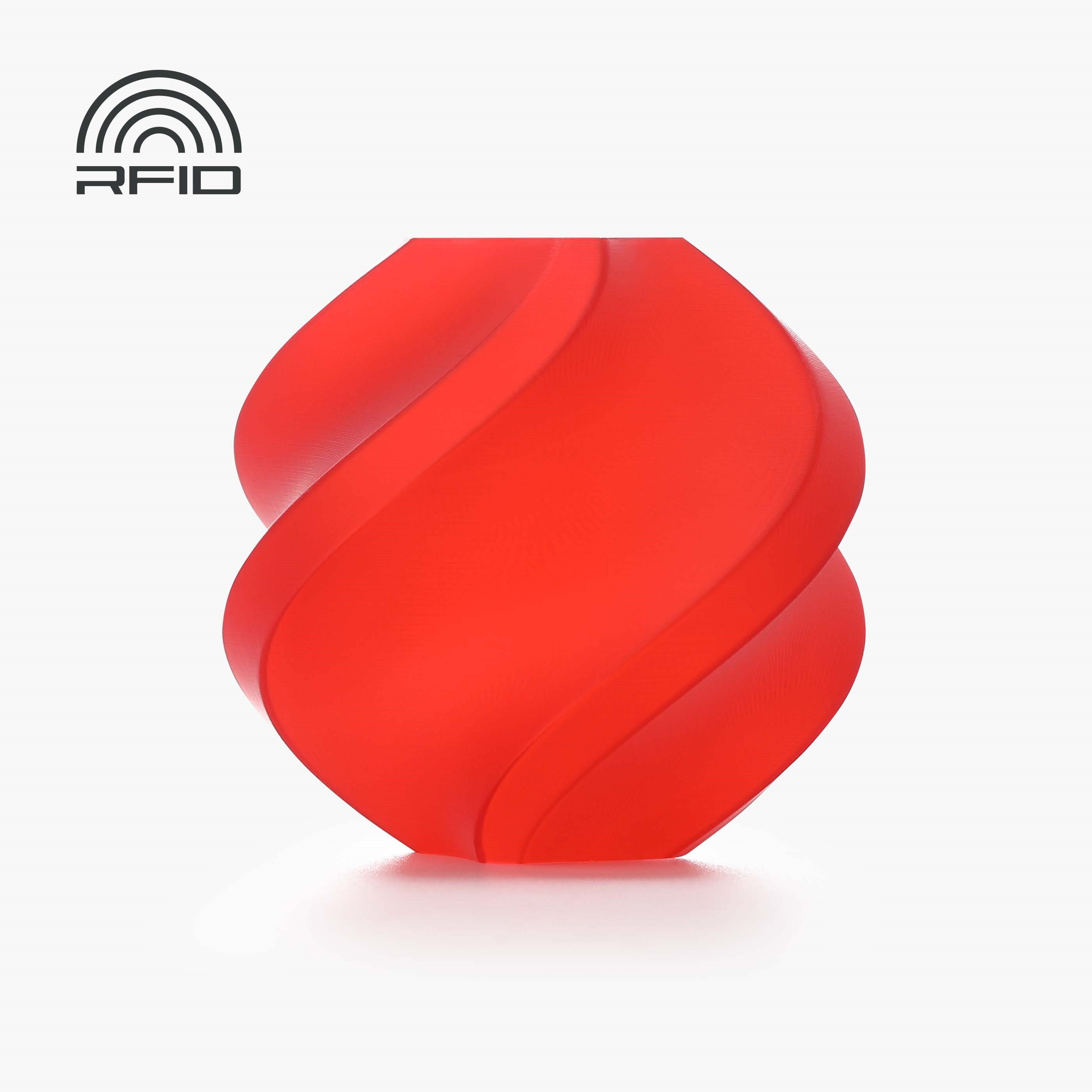 Bambu PLA Translucent Red with Bambu Reusable(Yeniden Kullanılabilir Makara)