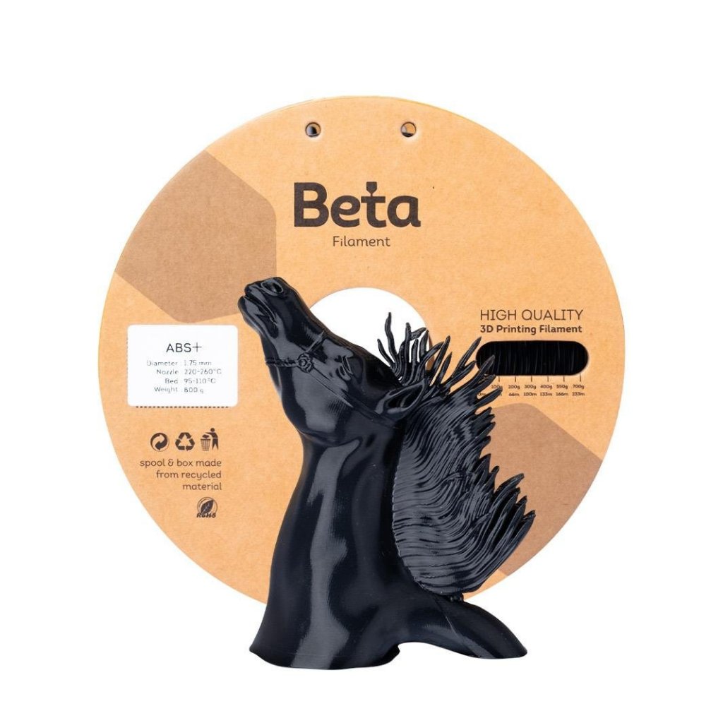 Beta ABS+ Filament Siyah