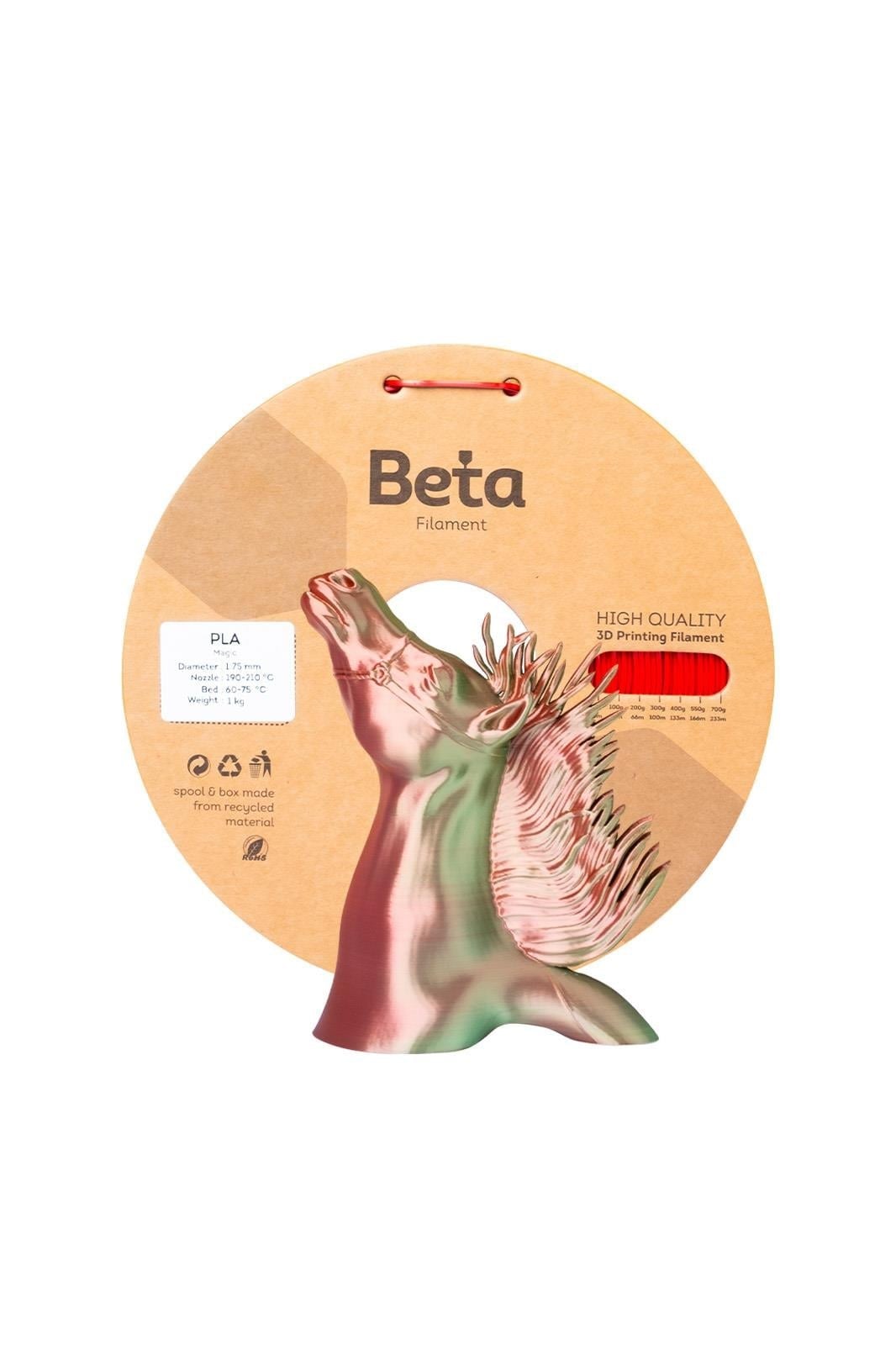 Beta PLA-Magic Silk Filament Green