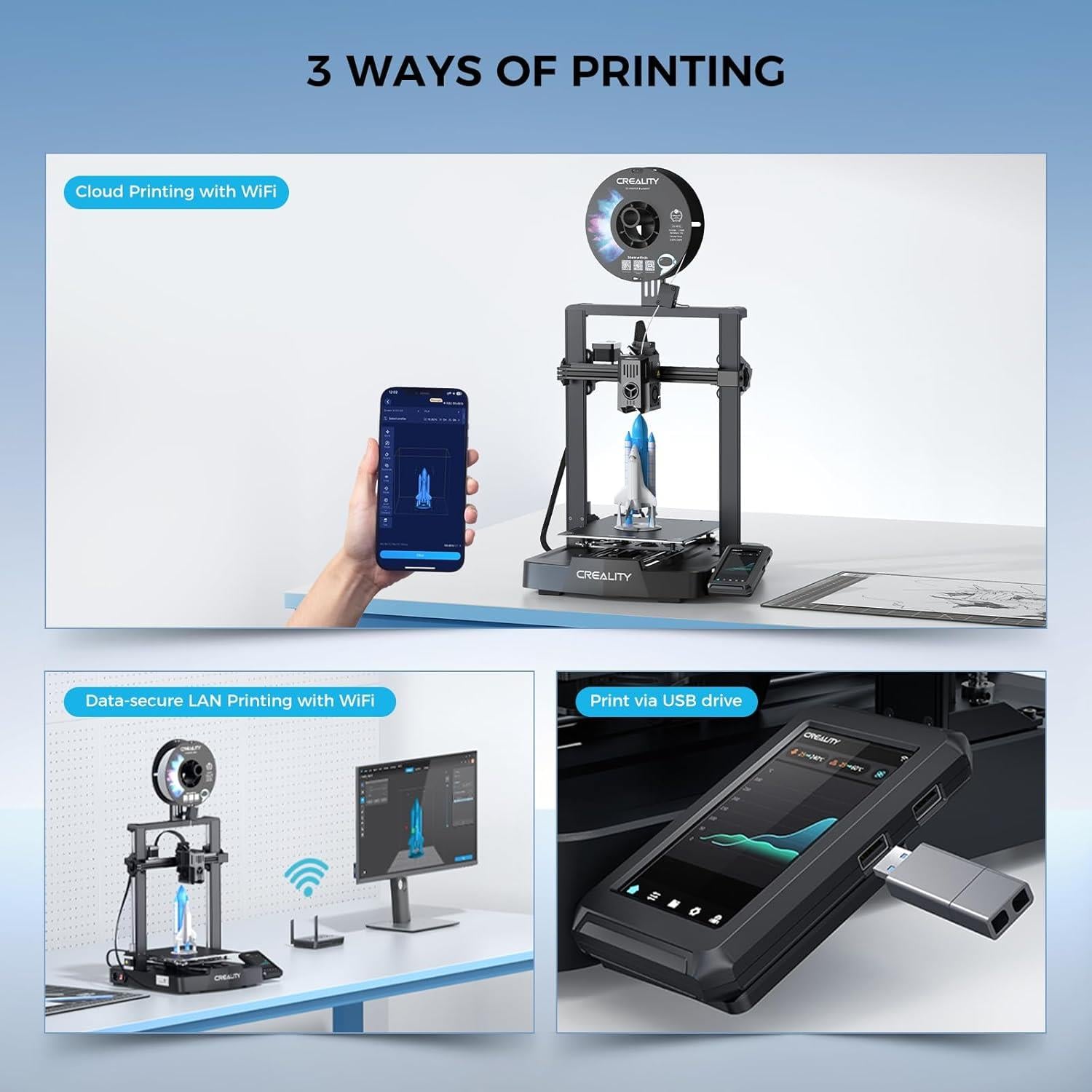 Creality Ender-3 V3 KE 3D Yazıcı Creality Ender-3 V3 KE 3D Yazıcı