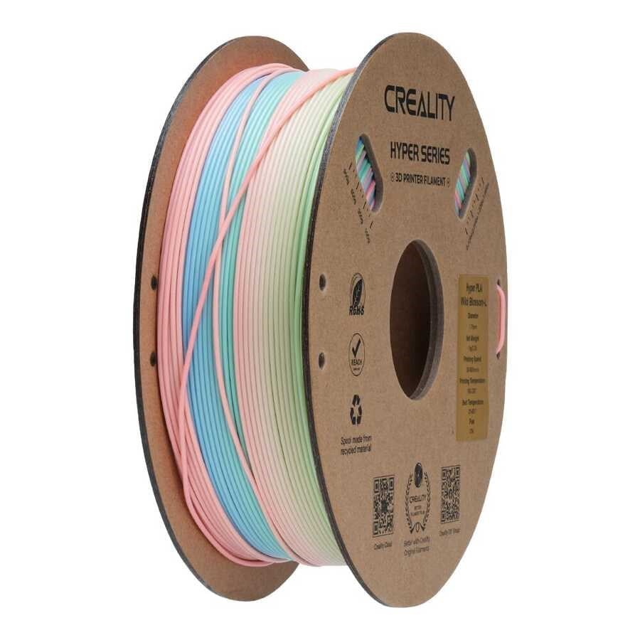 Creality Hyper PLA Filament Rainbow Wild Blossom-Long Grad