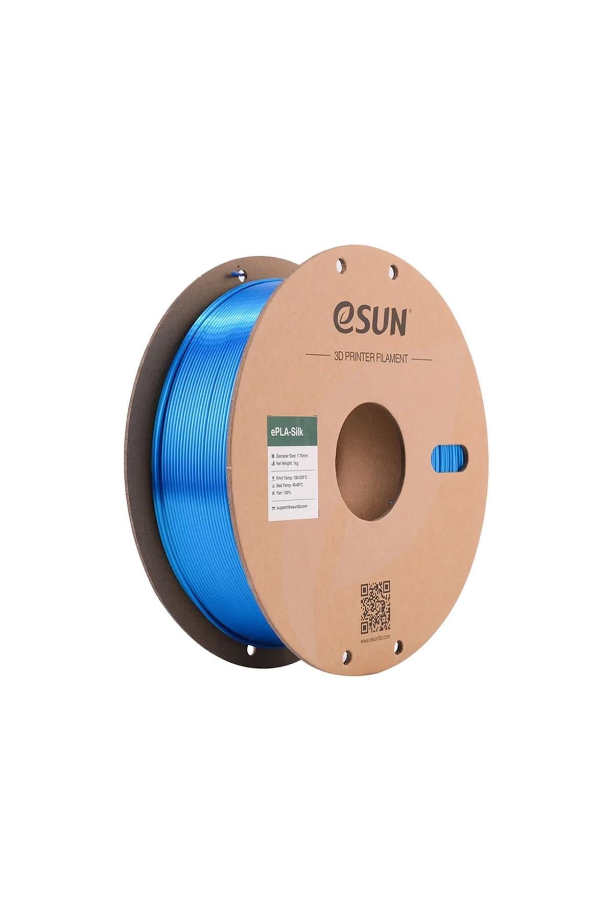 Esun eSilk-PLA Filament Blue