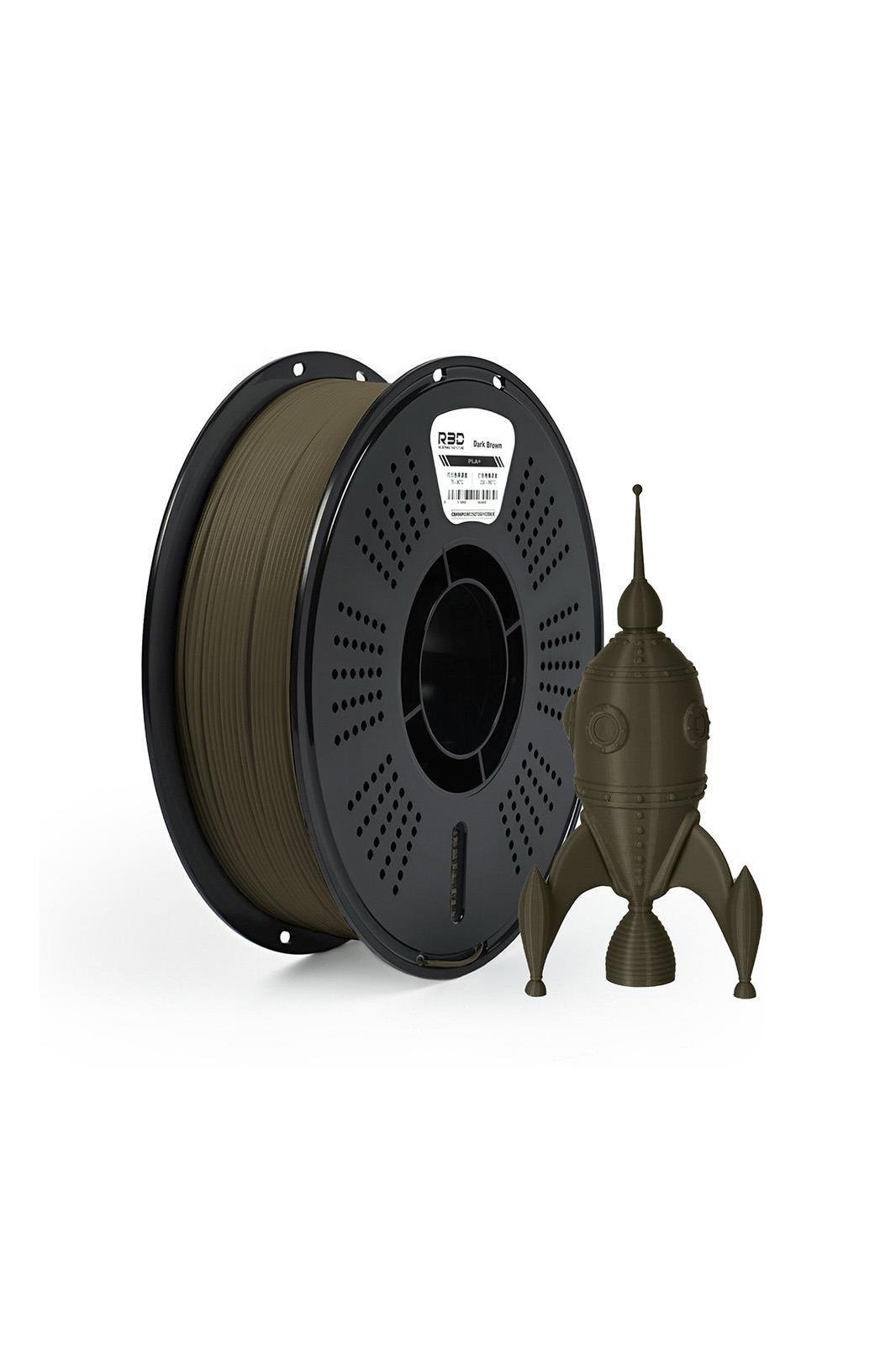 R3D PLA+ Filament Dark Brown