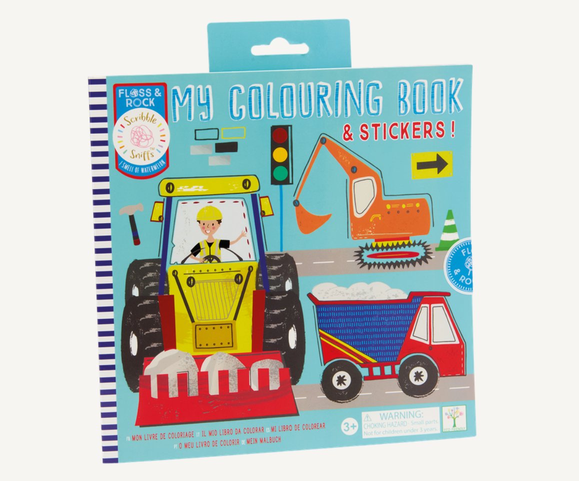 Floss and Rock Boyama Kitapları / Construction