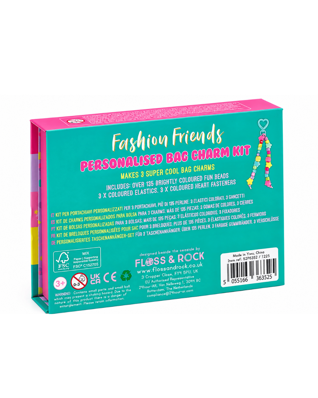 Floss and Rock Çanta Anahtarlığı Yapım Seti