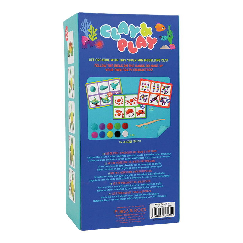 Floss & Rock Clay And Play Hava İle Kuruyan Kil Seti/ Ocean