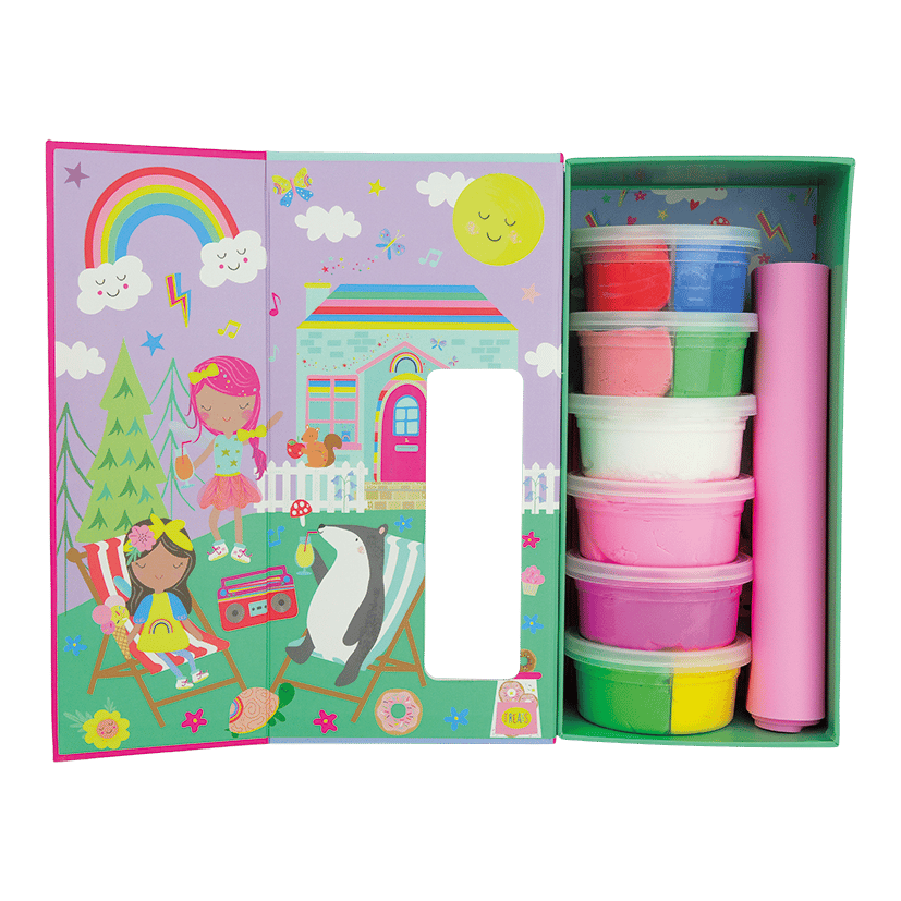 Floss & Rock Clay And Play Hava İle Kuruyan Kil Seti/ Rainbow Fairy