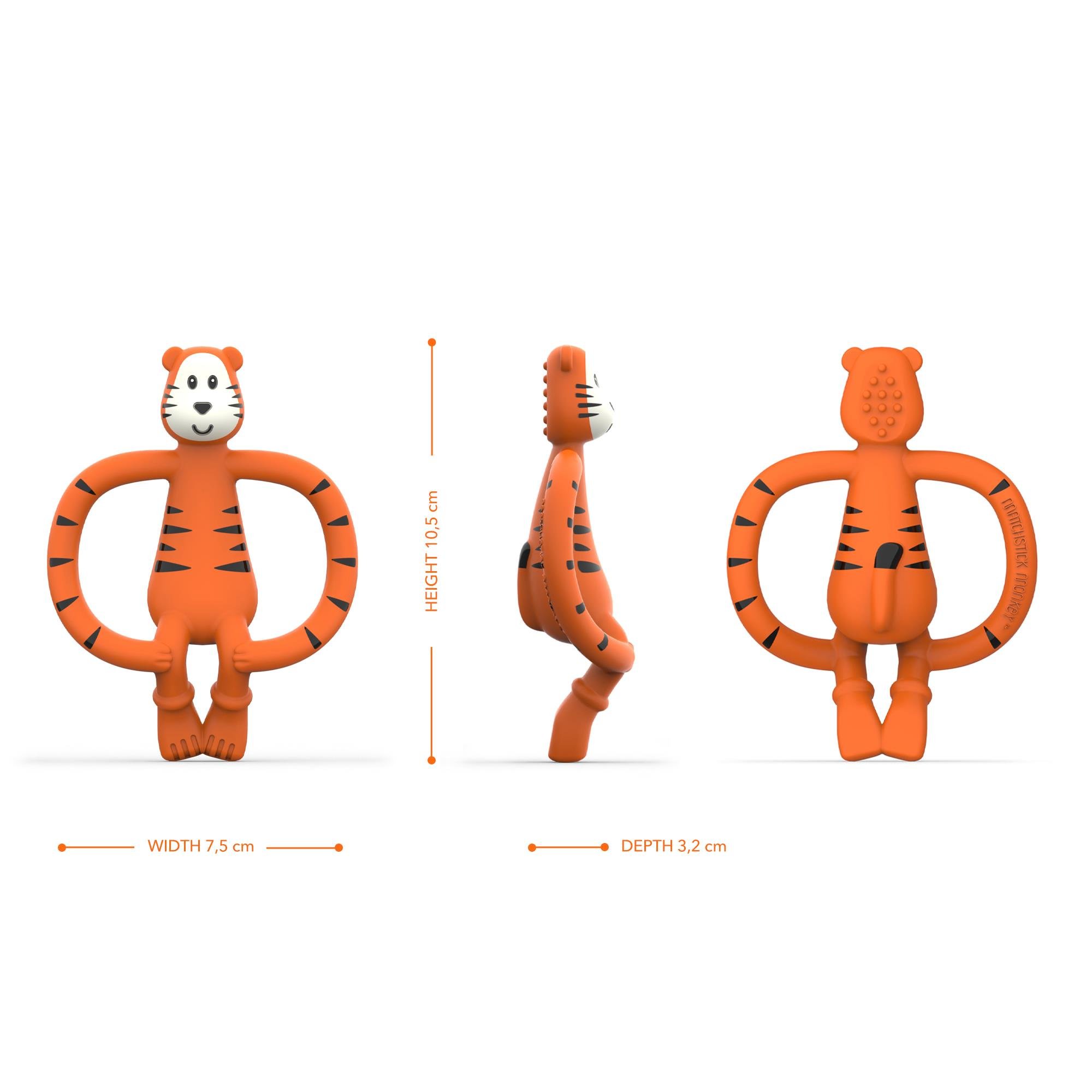 Matchstick Monkey Silikon Dis Kasiyici / Teddy Tiger