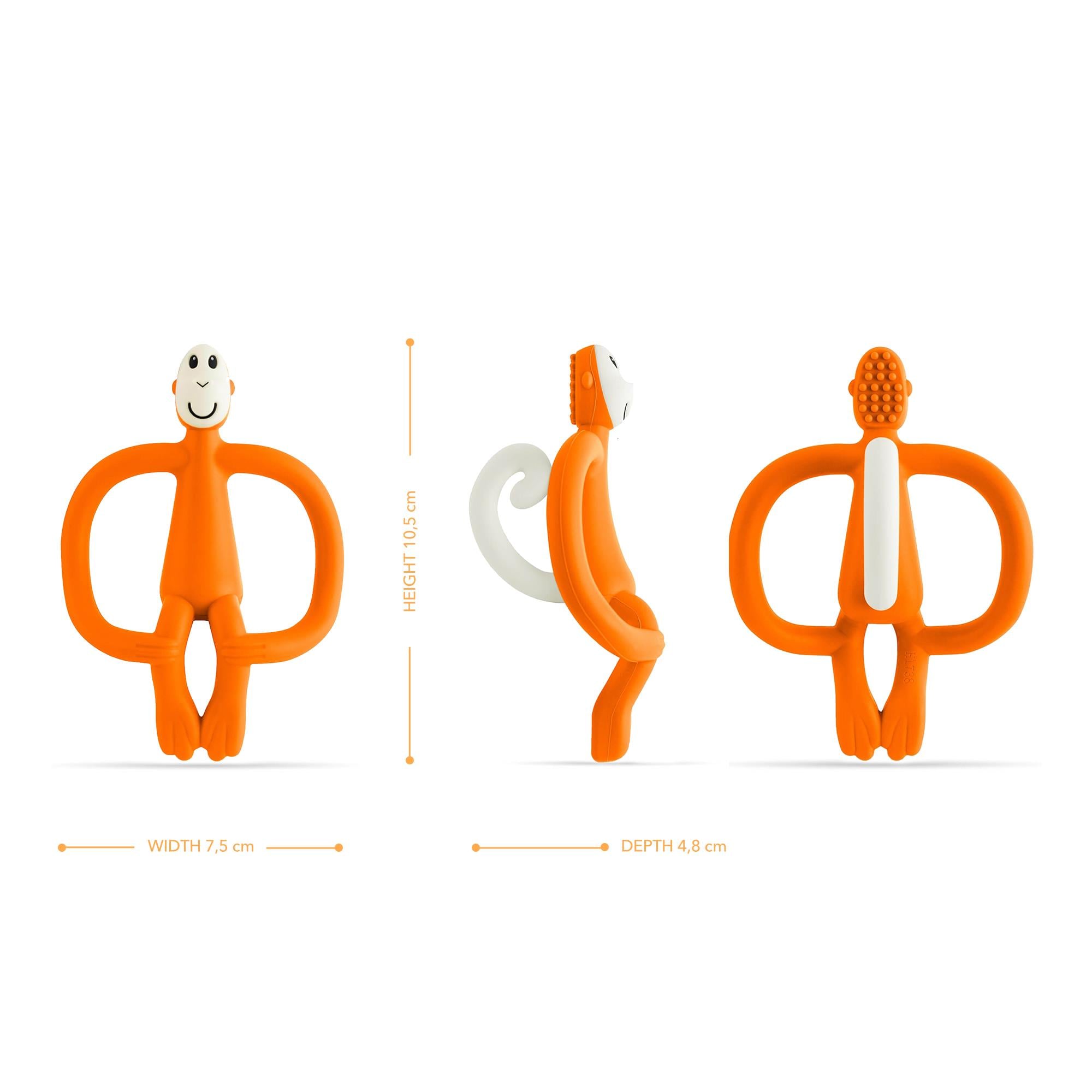 Matchstick Monkey Silkon Dis Kasiyici / Monkey (Turuncu)