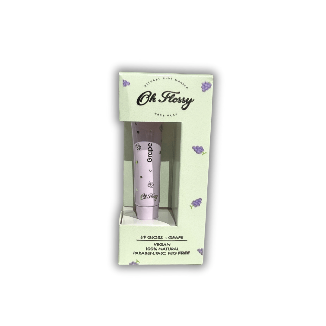 Oh Flossy Çocuk Doğal Dudak Parlatıcısı/ Grape