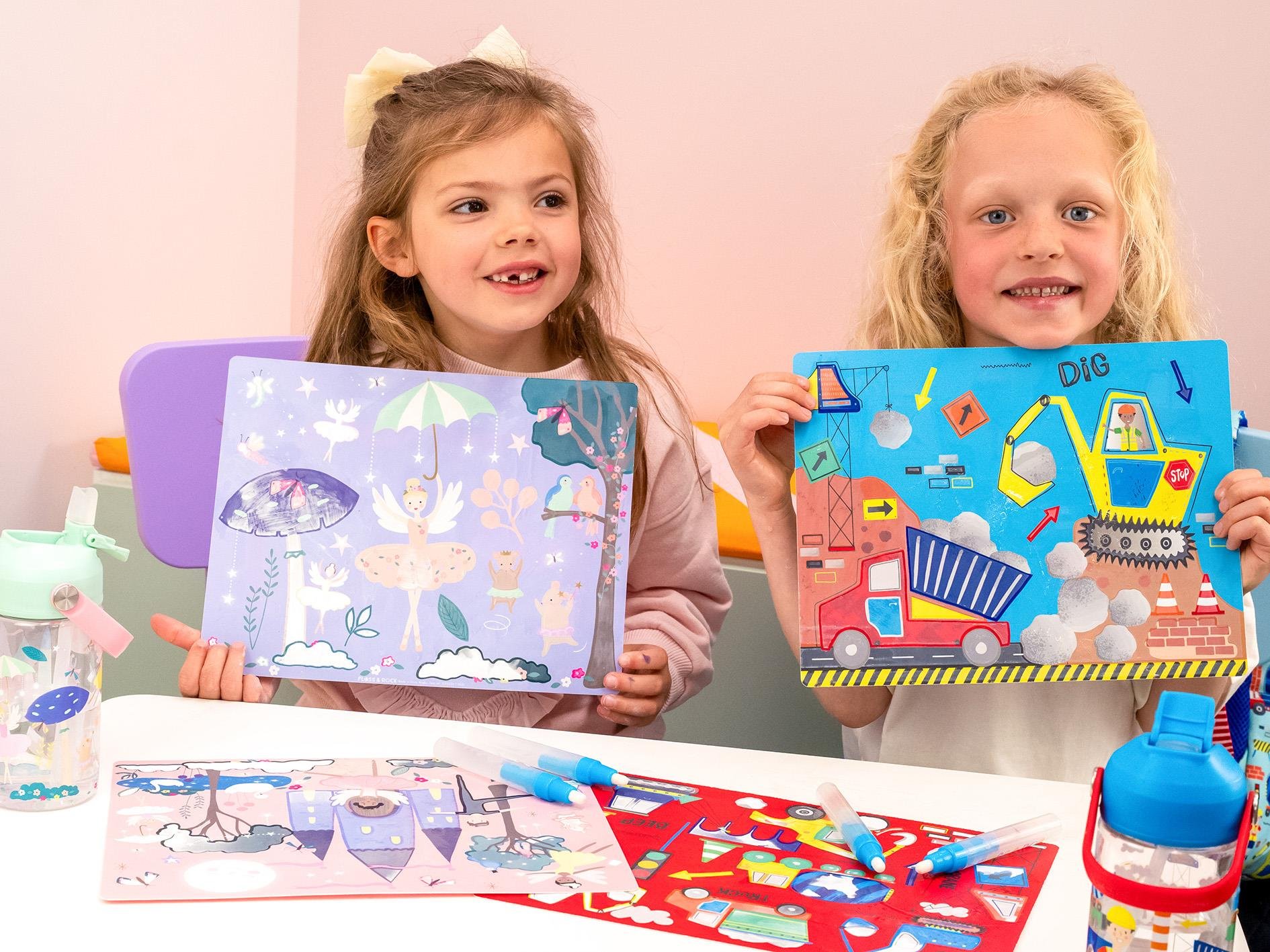 Renk Değiştiren Sulu Boyalı Oyun Mat / Rainbow Fairy
