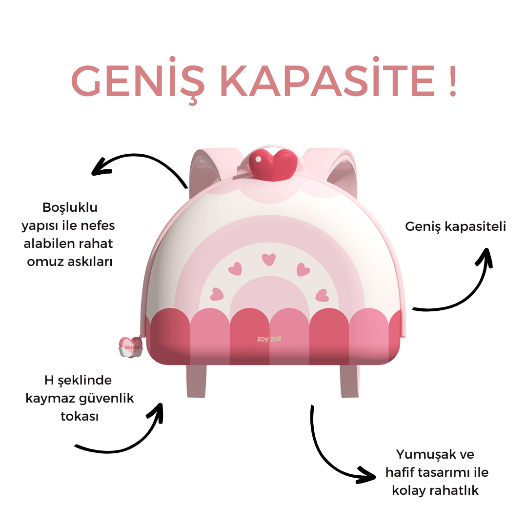 ZOYZOII Dream Serisi Sırt Çantası / Rall Cake
