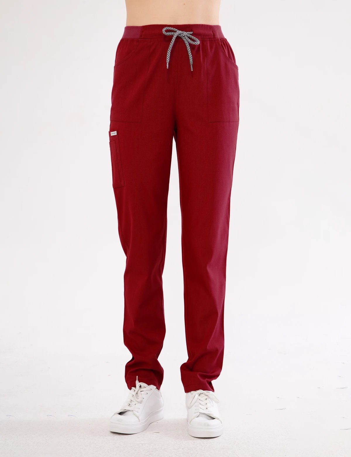 Bordo Lyra Premium Scrubs Pantolon