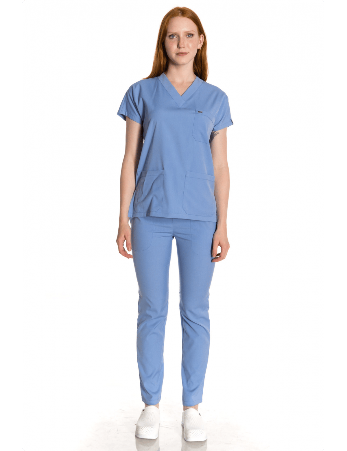 Koyu Mavi Greys Scrubs Takım