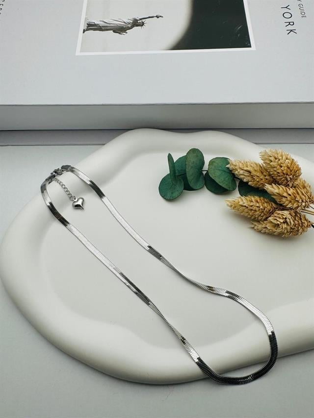 4mm 60 cm İtalyan Çelik Kolye (Gümüş) 0106152-01