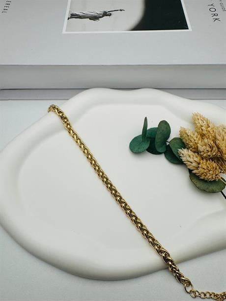 Çelik Bileklik (Gold) Blk 242