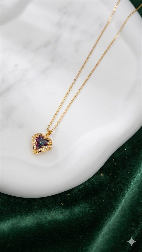 Çelik Kolye 45cm (Gold) 010893