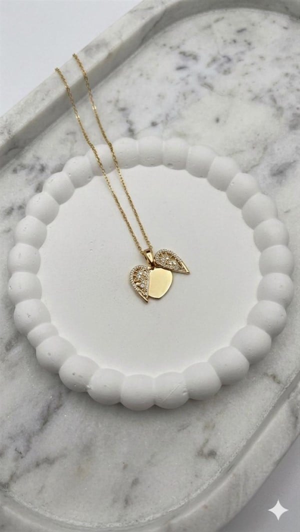 Çelik Kolye 45cm (Gold) 010973