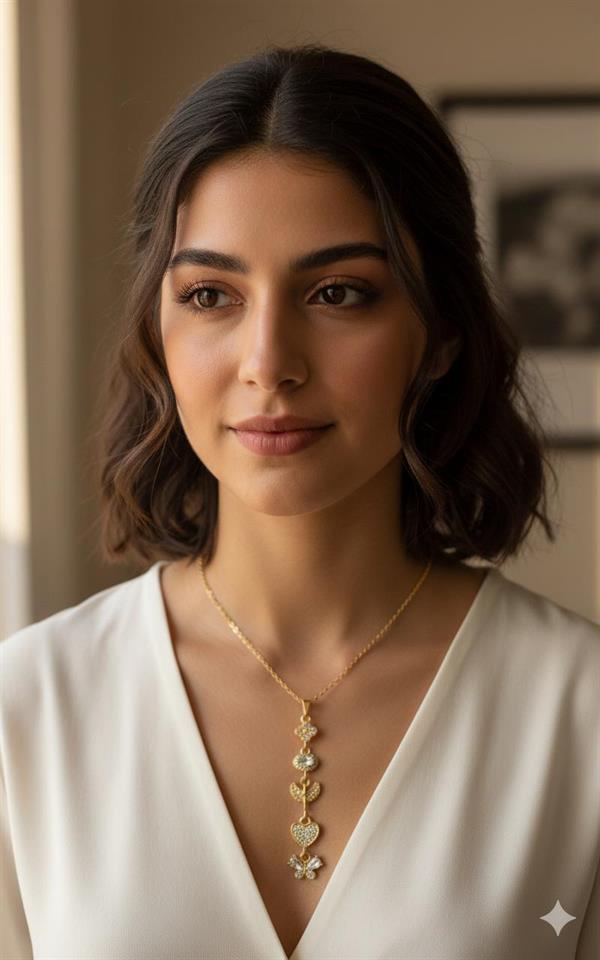 Çelik Kolye (Gold) 0107116