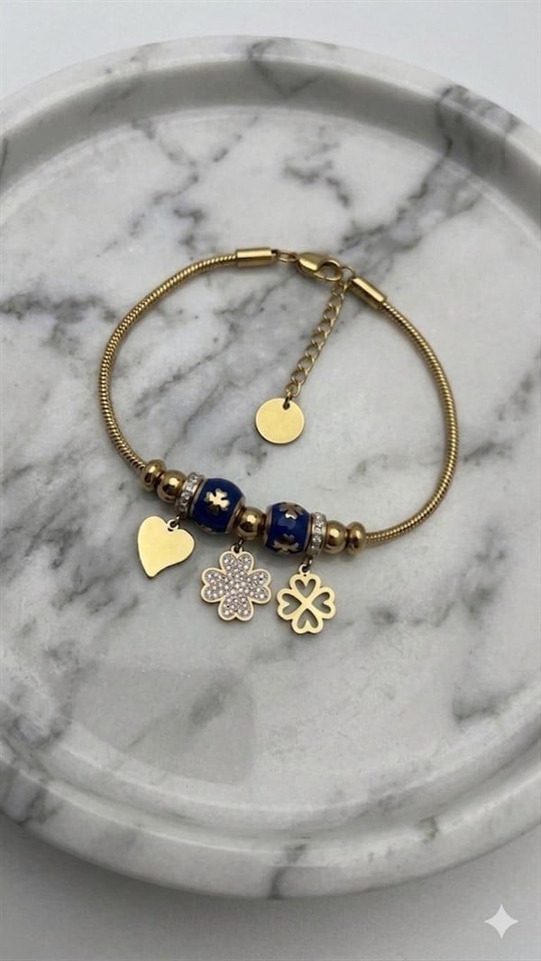 Çelik Pandora Bileklik (Gold) Blk 2503