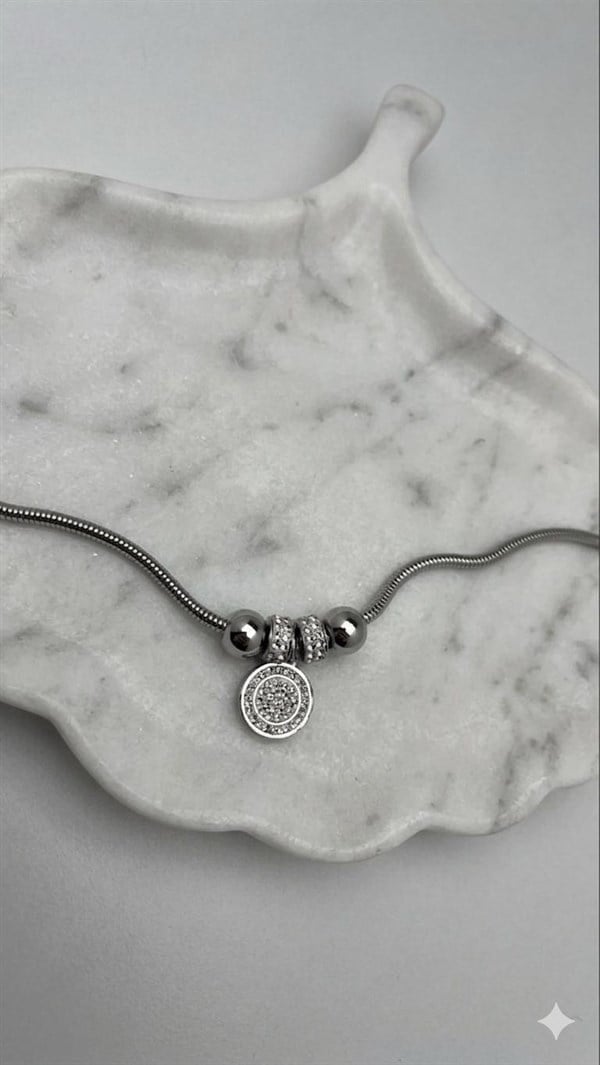 Çelik Pandora Bileklik (Gümüş) Blk 2510